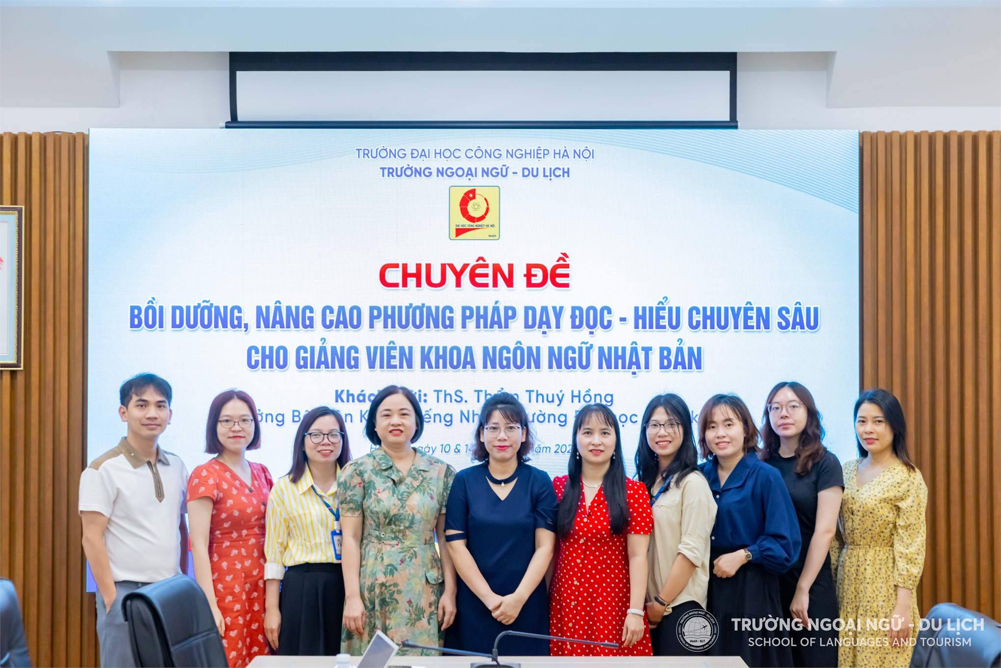 Trường Ngoại ngữ - Du lịch tổ chức tập huấn “ Bồi dưỡng, nâng cao Phương pháp Giảng dạy Đọc – hiểu Chuyên sâu cho Giảng viên Khoa Ngôn ngữ Nhật Bản”