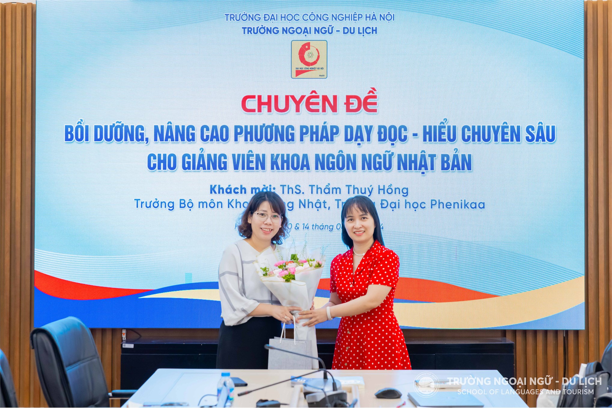 Trường Ngoại ngữ - Du lịch tổ chức tập huấn “ Bồi dưỡng, nâng cao Phương pháp Giảng dạy Đọc – hiểu Chuyên sâu cho Giảng viên Khoa Ngôn ngữ Nhật Bản”