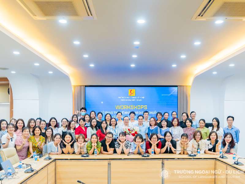 Workshop “Sử dụng trí tuệ nhân tạo (AI) để chuẩn bị bản thảo bài báo khoa học”