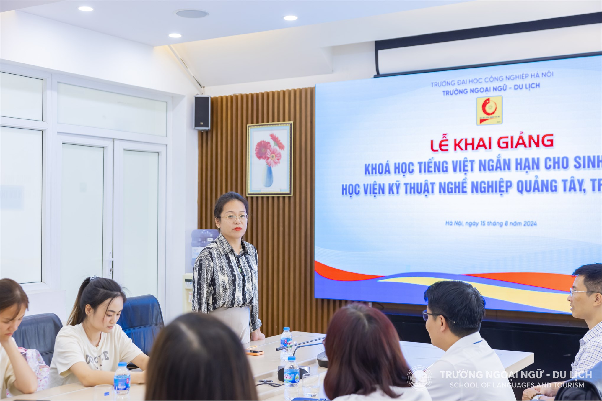 Khai giảng khoá đào tạo Tiếng Việt ngắn hạn cho sinh viên Học viện kỹ thuật nghề nghiệp Quảng Tây, Trung Quốc