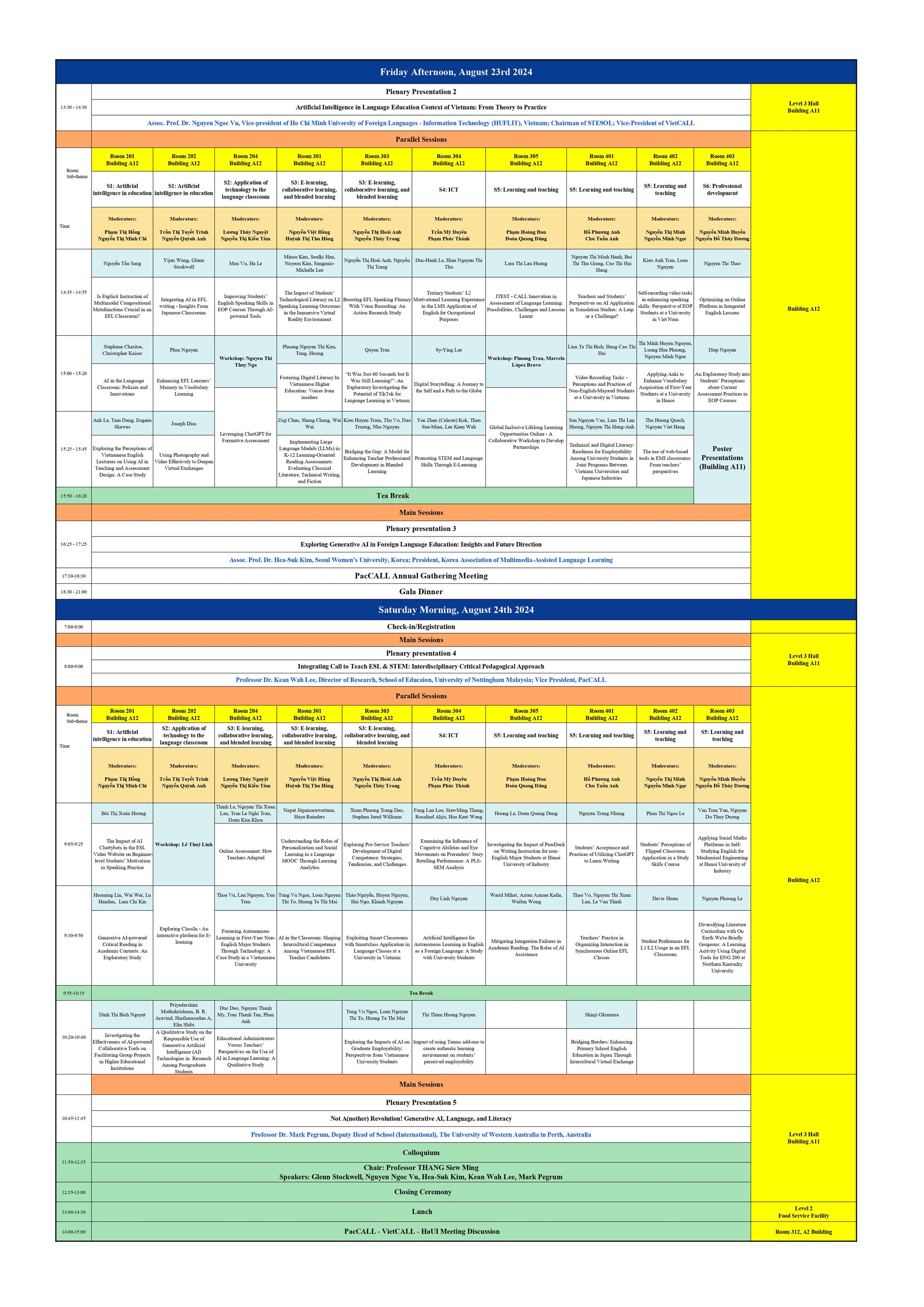 International Conference On GLoCALL 2024