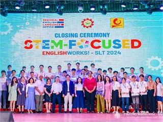 STEM-Focused EnglishWorks! SLT 2024: Để tiếng Anh trở thành công cụ đắc lực, chắp cánh ước mơ khởi nghiệp