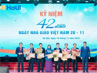 Trường Đại học Công nghiệp Hà Nội kỷ niệm Ngày Nhà giáo Việt Nam 20/11 và công bố các chương trình đào tạo đạt chuẩn quốc gia, quốc tế