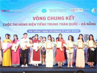 Sinh viên Khoa Ngôn ngữ Trung Quốc xuất sắc lọt vào Chung kết cuộc thi Hùng biện tiếng Trung toàn quốc - Đà Nẵng 2024 và giành giải Khuyến khích chung cuộc