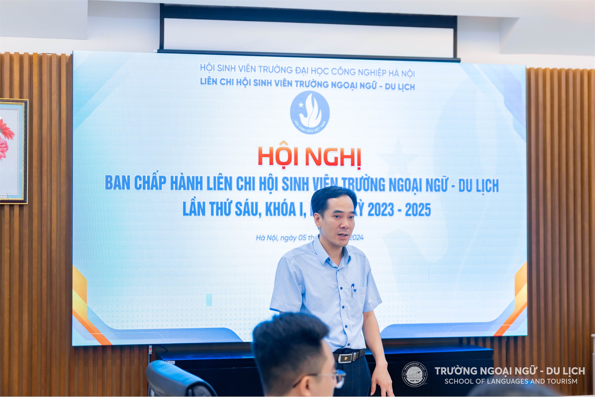 Hội nghị Ban Chấp hành Liên chi Hội Sinh viên Trường Ngoại ngữ - Du lịch lần thứ 6, khóa I, nhiệm kỳ 2023-2025