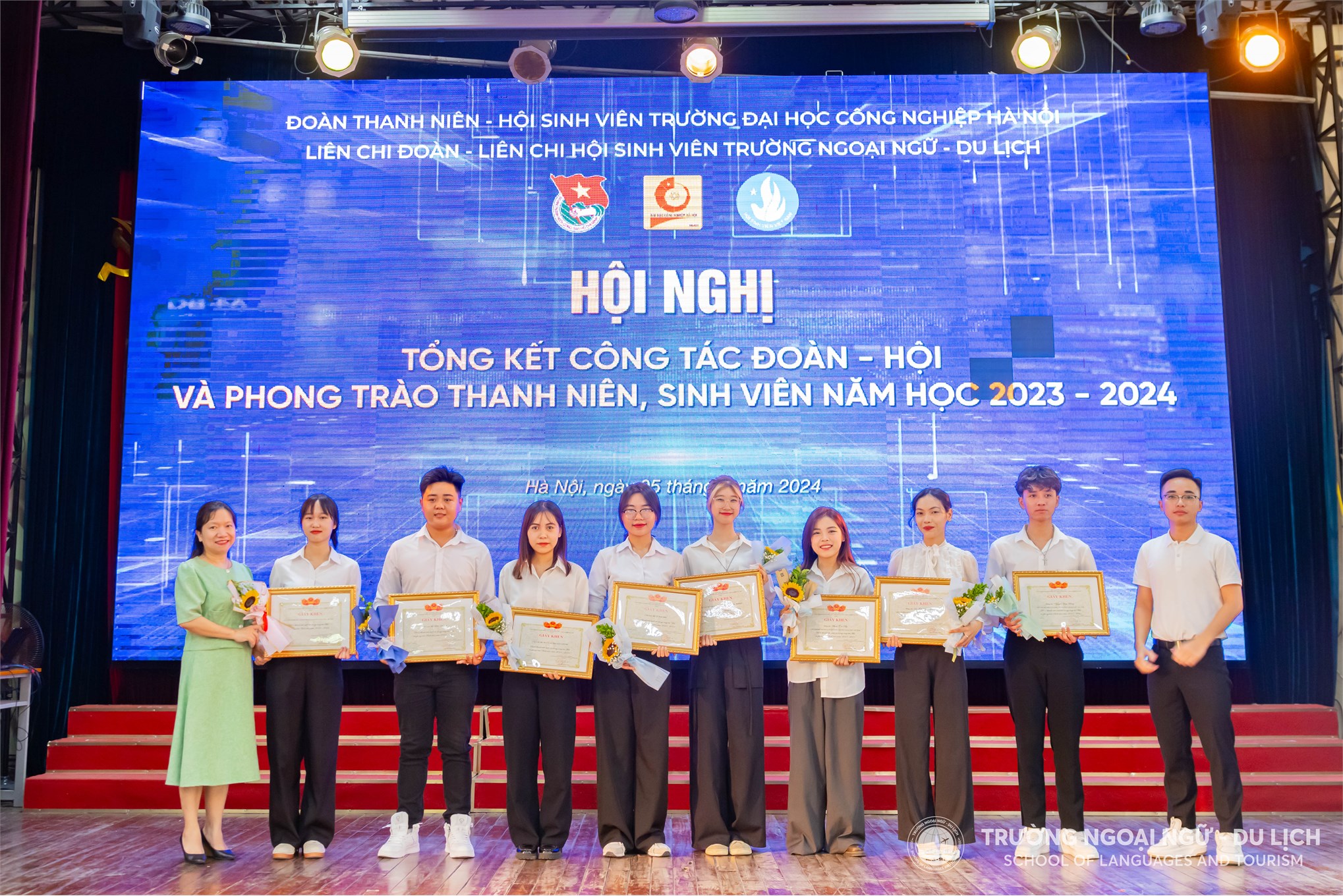 Tổng kết công tác Đoàn – Hội và tuyên dương sinh viên tiêu biểu năm học 2023 – 2024