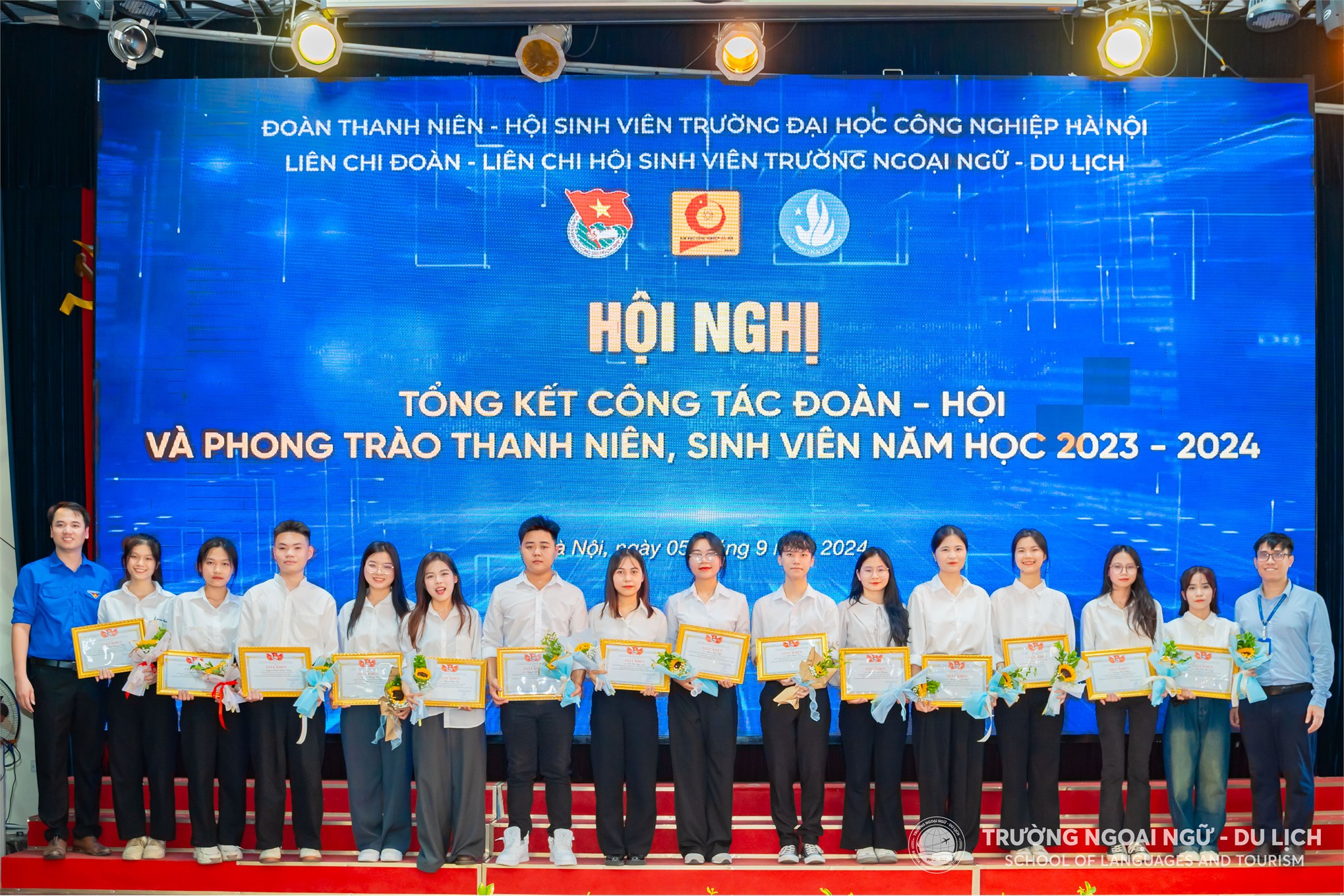 Tổng kết công tác Đoàn – Hội và tuyên dương sinh viên tiêu biểu năm học 2023 – 2024