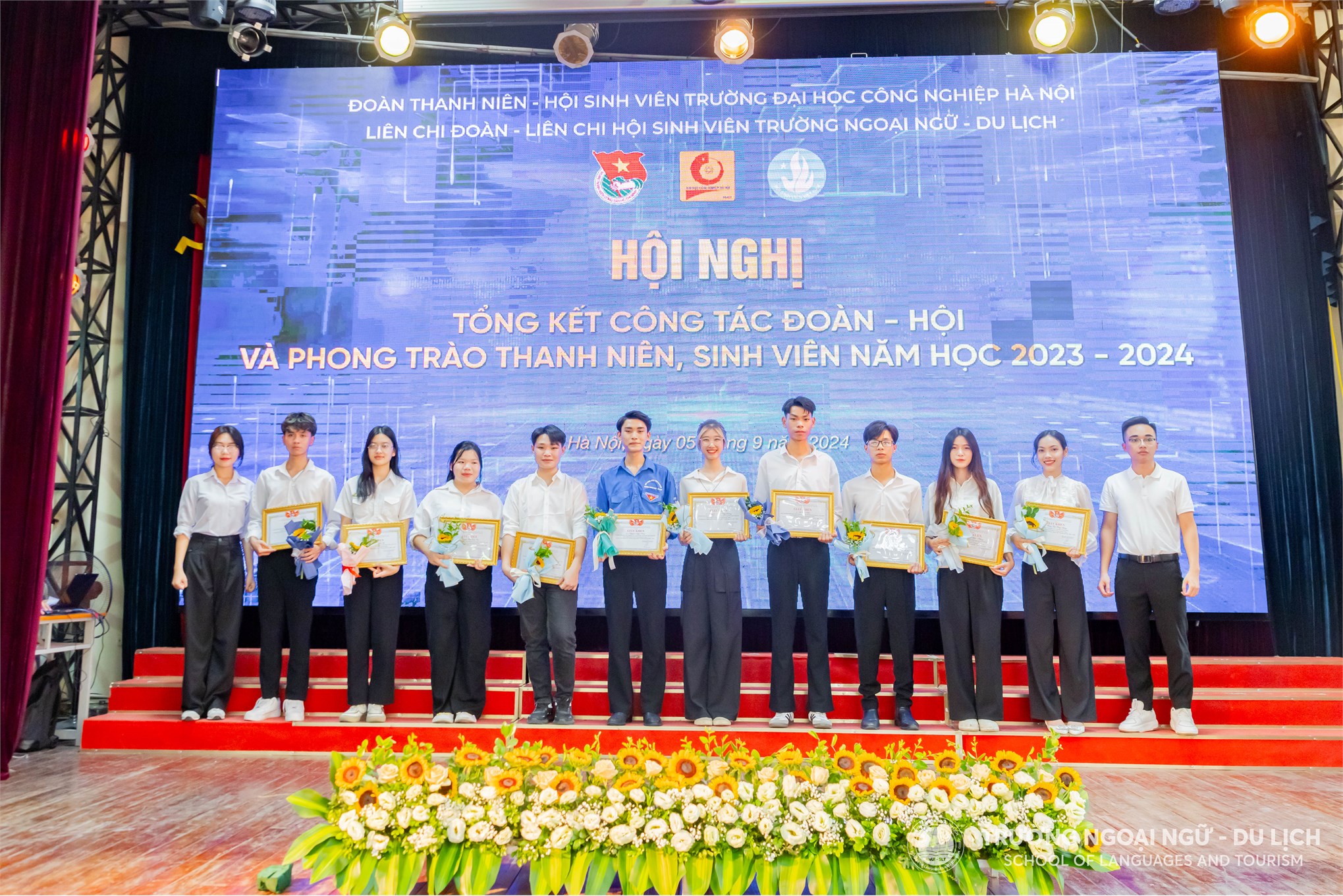 Tổng kết công tác Đoàn – Hội và tuyên dương sinh viên tiêu biểu năm học 2023 – 2024