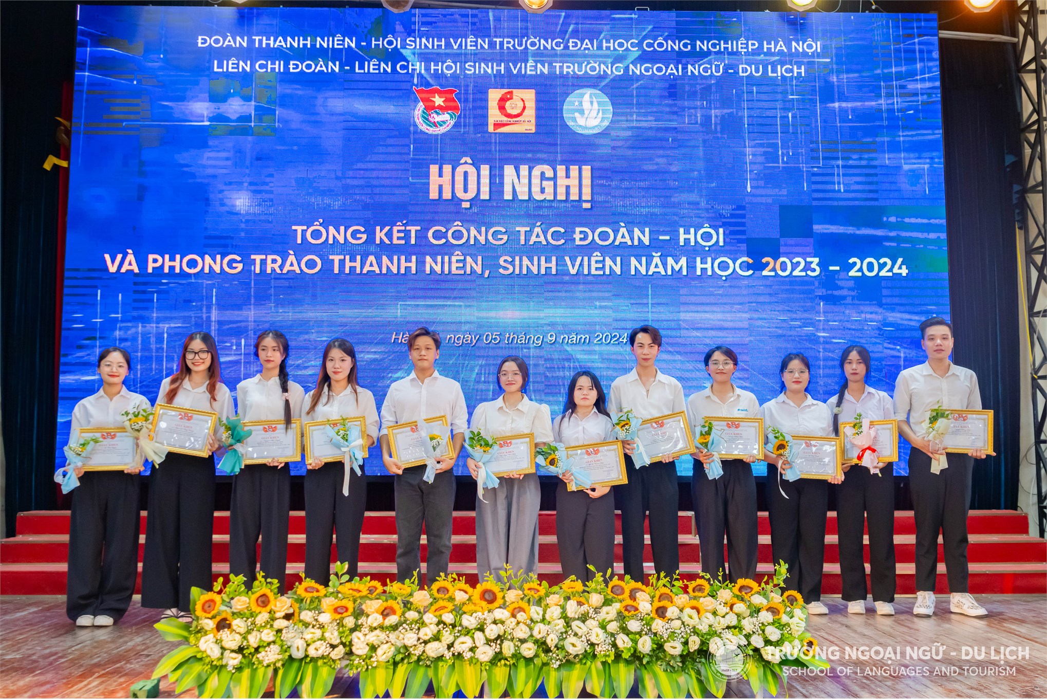 Tổng kết công tác Đoàn – Hội và tuyên dương sinh viên tiêu biểu năm học 2023 – 2024