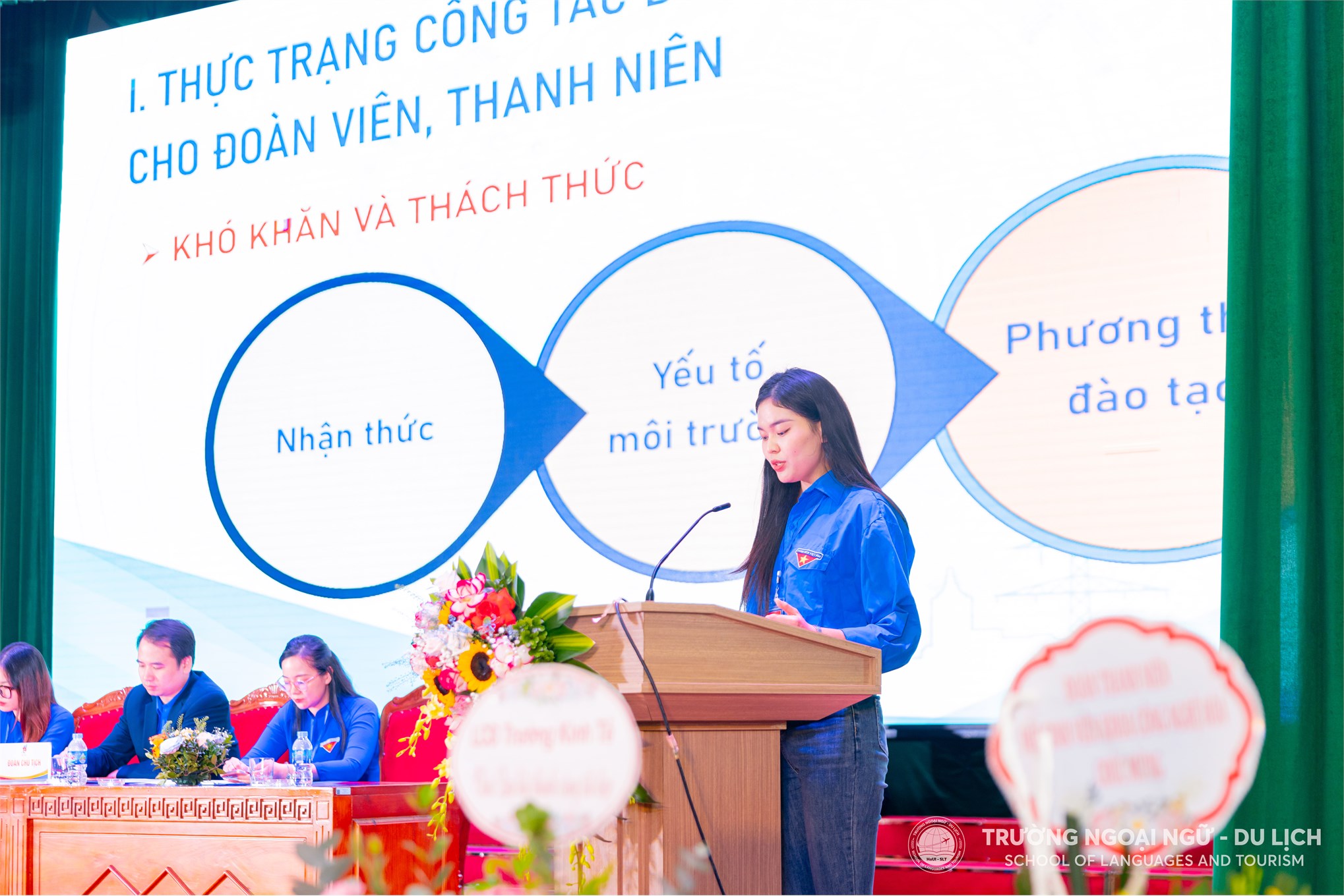 Đại hội đại biểu Liên chi Đoàn Trường Ngoại ngữ - Du lịch, Trường Đại học Công nghiệp Hà Nội lần thứ II, nhiệm kỳ 2024 - 2027