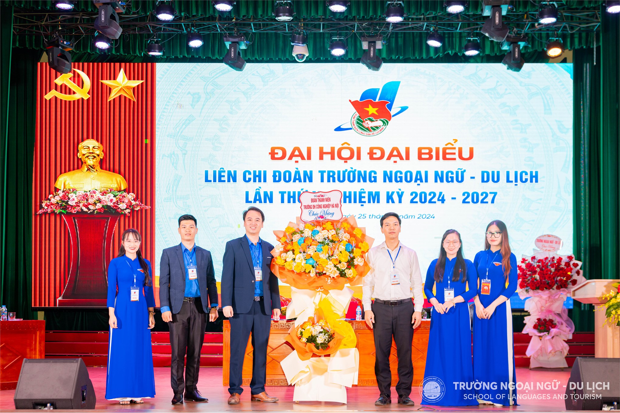 Đại hội đại biểu Liên chi Đoàn Trường Ngoại ngữ - Du lịch, Trường Đại học Công nghiệp Hà Nội lần thứ II, nhiệm kỳ 2024 - 2027