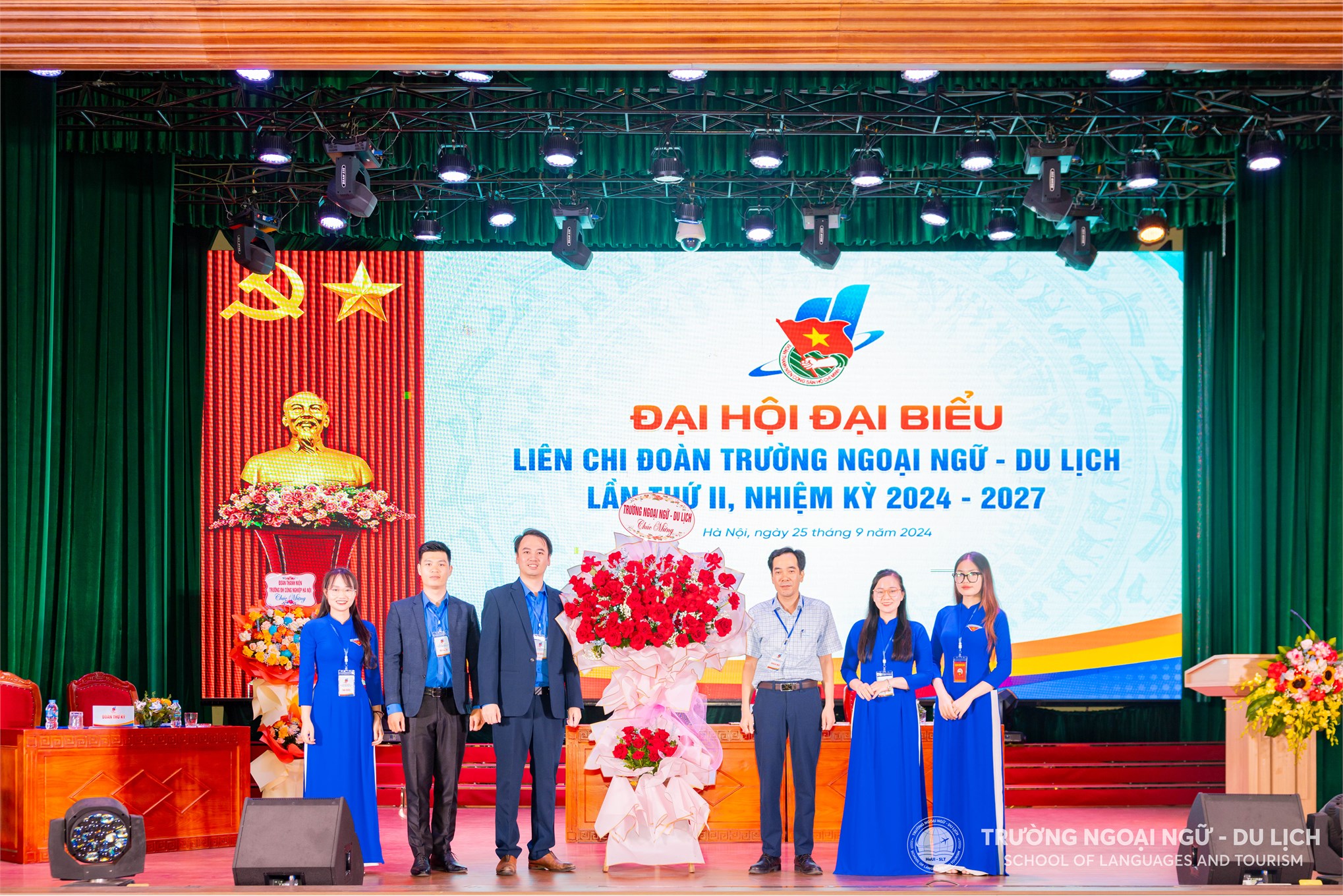 Đại hội đại biểu Liên chi Đoàn Trường Ngoại ngữ - Du lịch, Trường Đại học Công nghiệp Hà Nội lần thứ II, nhiệm kỳ 2024 - 2027