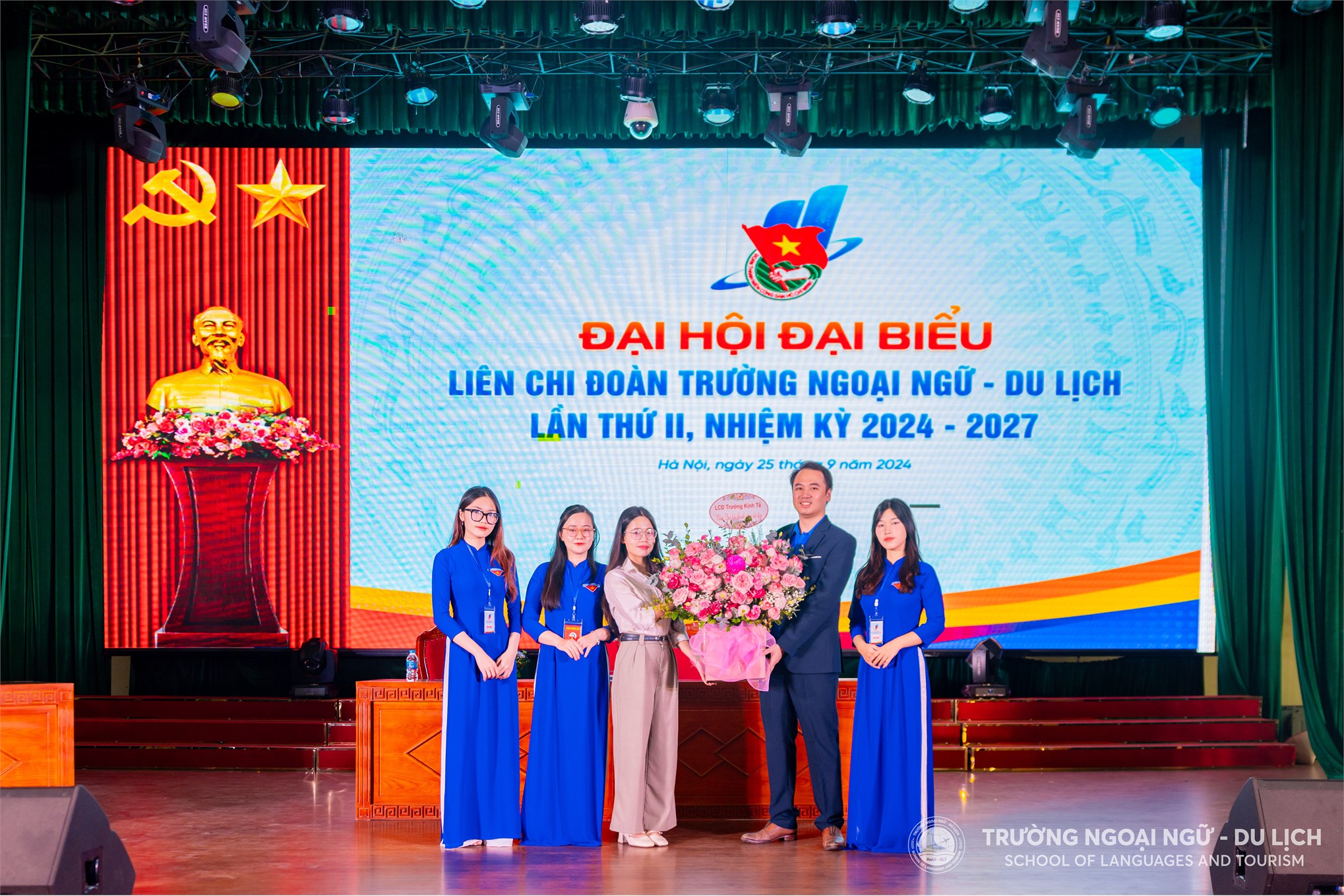 Đại hội đại biểu Liên chi Đoàn Trường Ngoại ngữ - Du lịch, Trường Đại học Công nghiệp Hà Nội lần thứ II, nhiệm kỳ 2024 - 2027