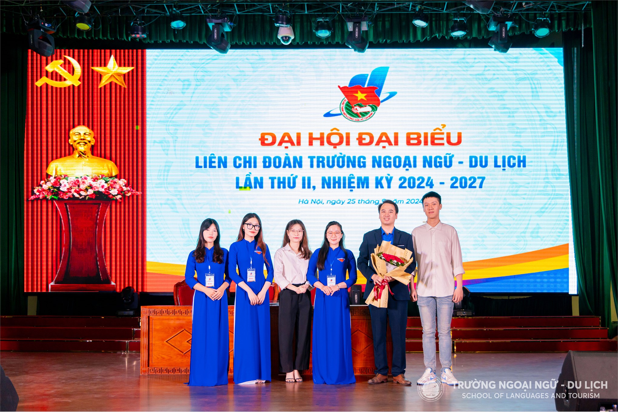 Đại hội đại biểu Liên chi Đoàn Trường Ngoại ngữ - Du lịch, Trường Đại học Công nghiệp Hà Nội lần thứ II, nhiệm kỳ 2024 - 2027