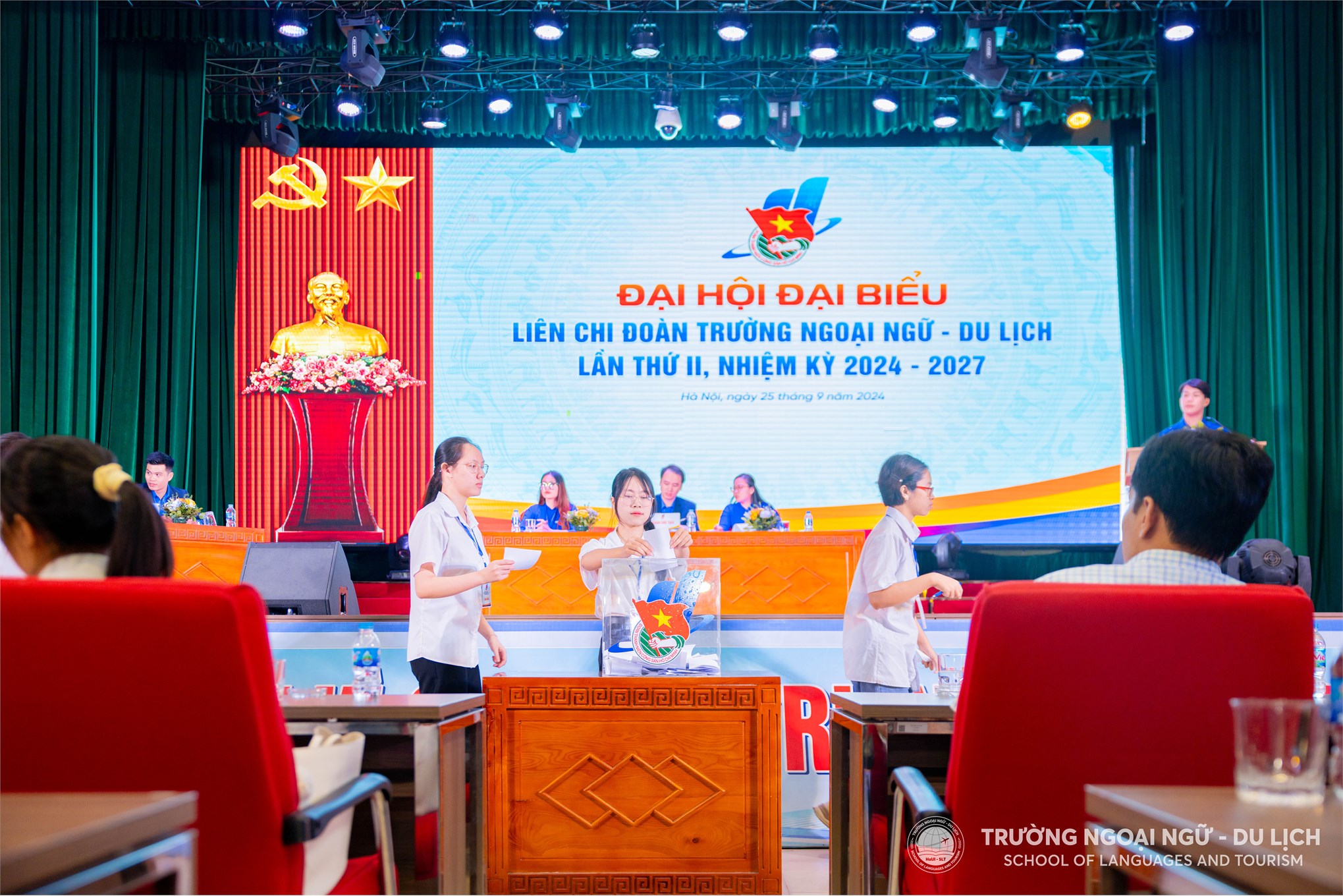 Đại hội đại biểu Liên chi Đoàn Trường Ngoại ngữ - Du lịch, Trường Đại học Công nghiệp Hà Nội lần thứ II, nhiệm kỳ 2024 - 2027