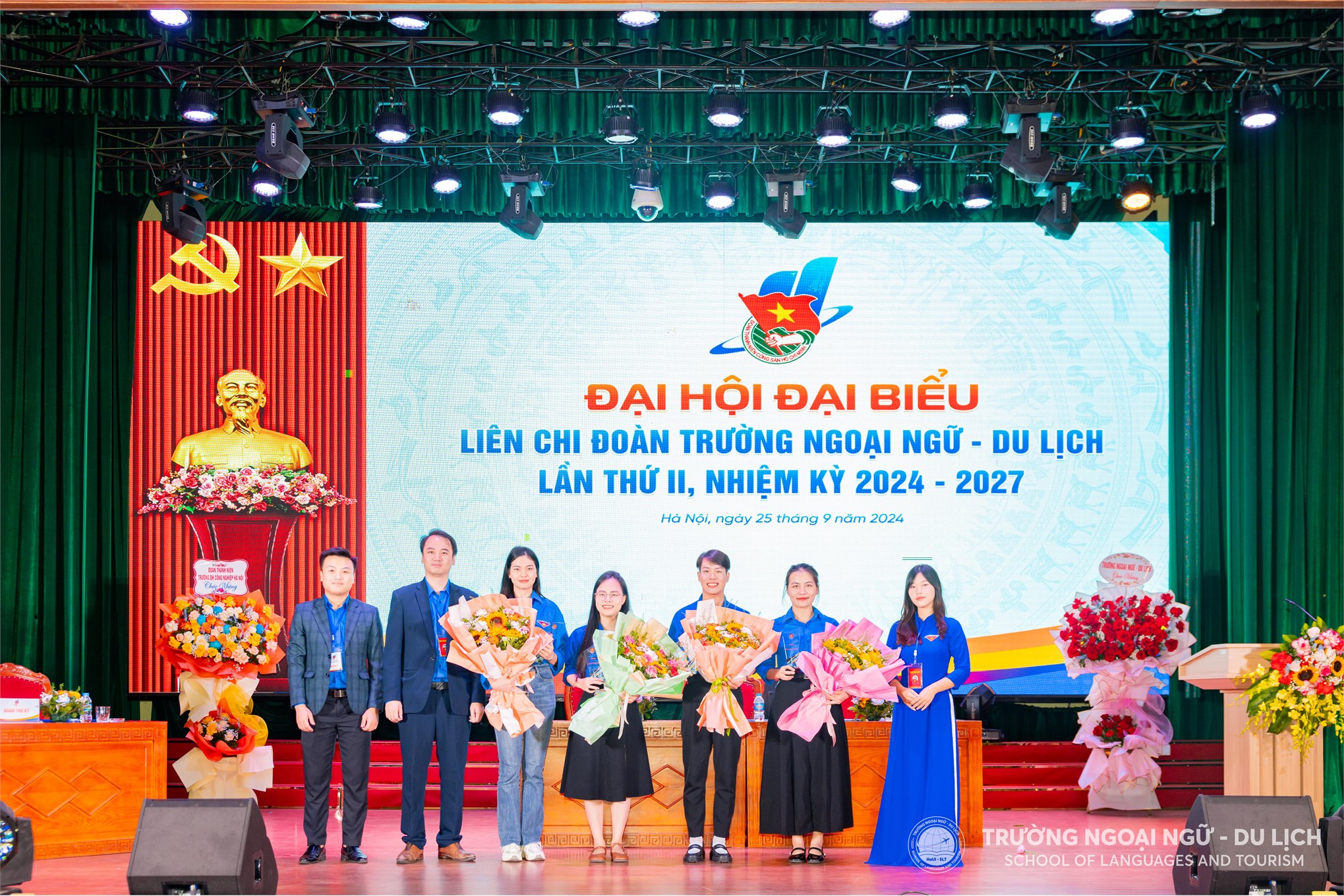 Đại hội đại biểu Liên chi Đoàn Trường Ngoại ngữ - Du lịch, Trường Đại học Công nghiệp Hà Nội lần thứ II, nhiệm kỳ 2024 - 2027