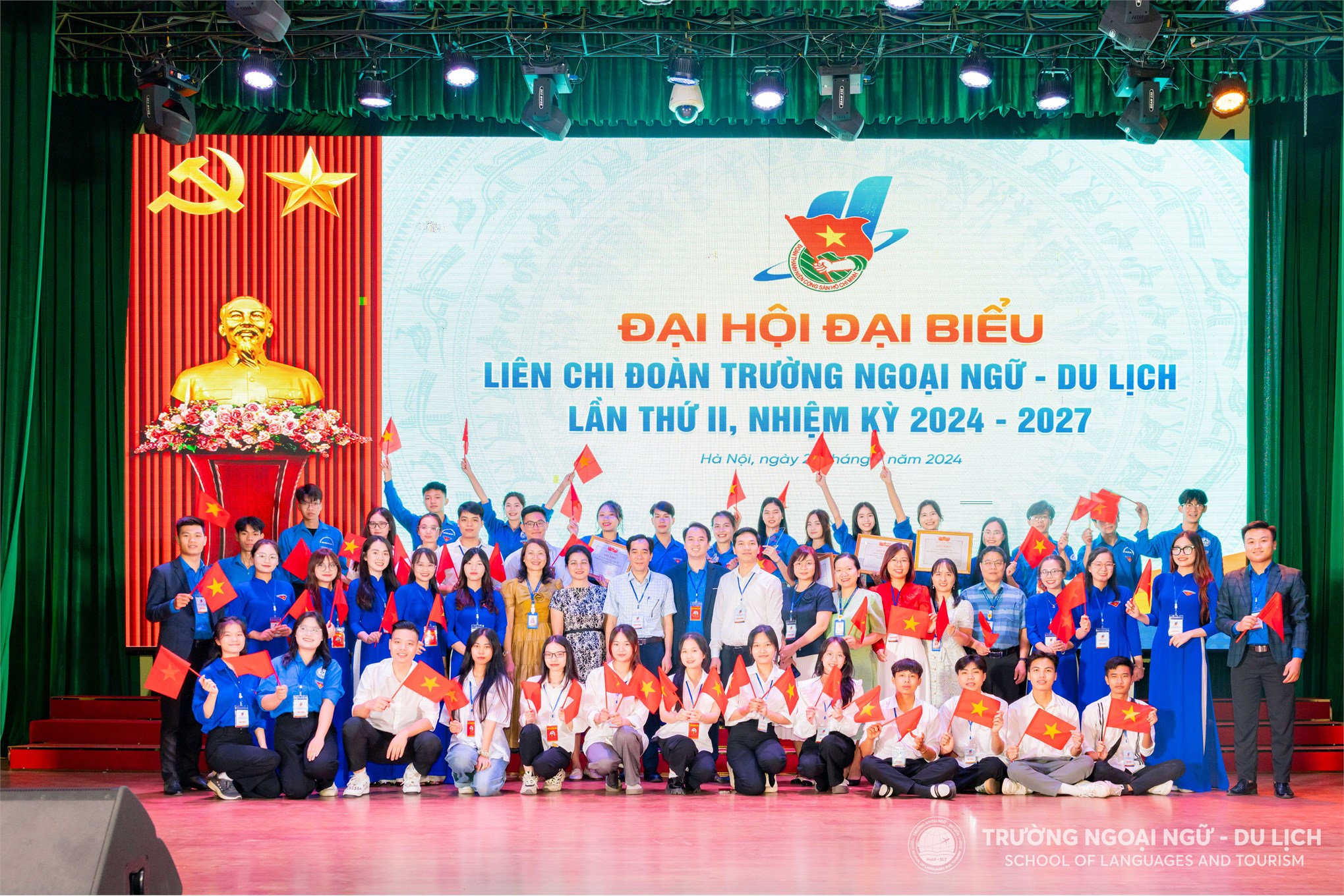 Đại hội đại biểu Liên chi Đoàn Trường Ngoại ngữ - Du lịch, Trường Đại học Công nghiệp Hà Nội lần thứ II, nhiệm kỳ 2024 - 2027