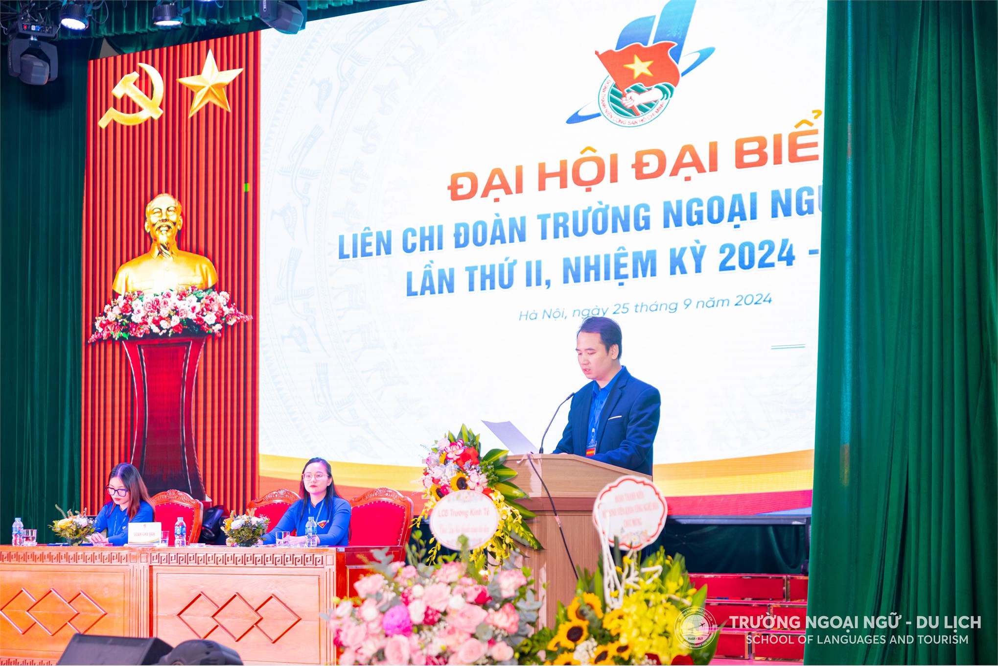 Đại hội đại biểu Liên chi Đoàn Trường Ngoại ngữ - Du lịch, Trường Đại học Công nghiệp Hà Nội lần thứ II, nhiệm kỳ 2024 - 2027