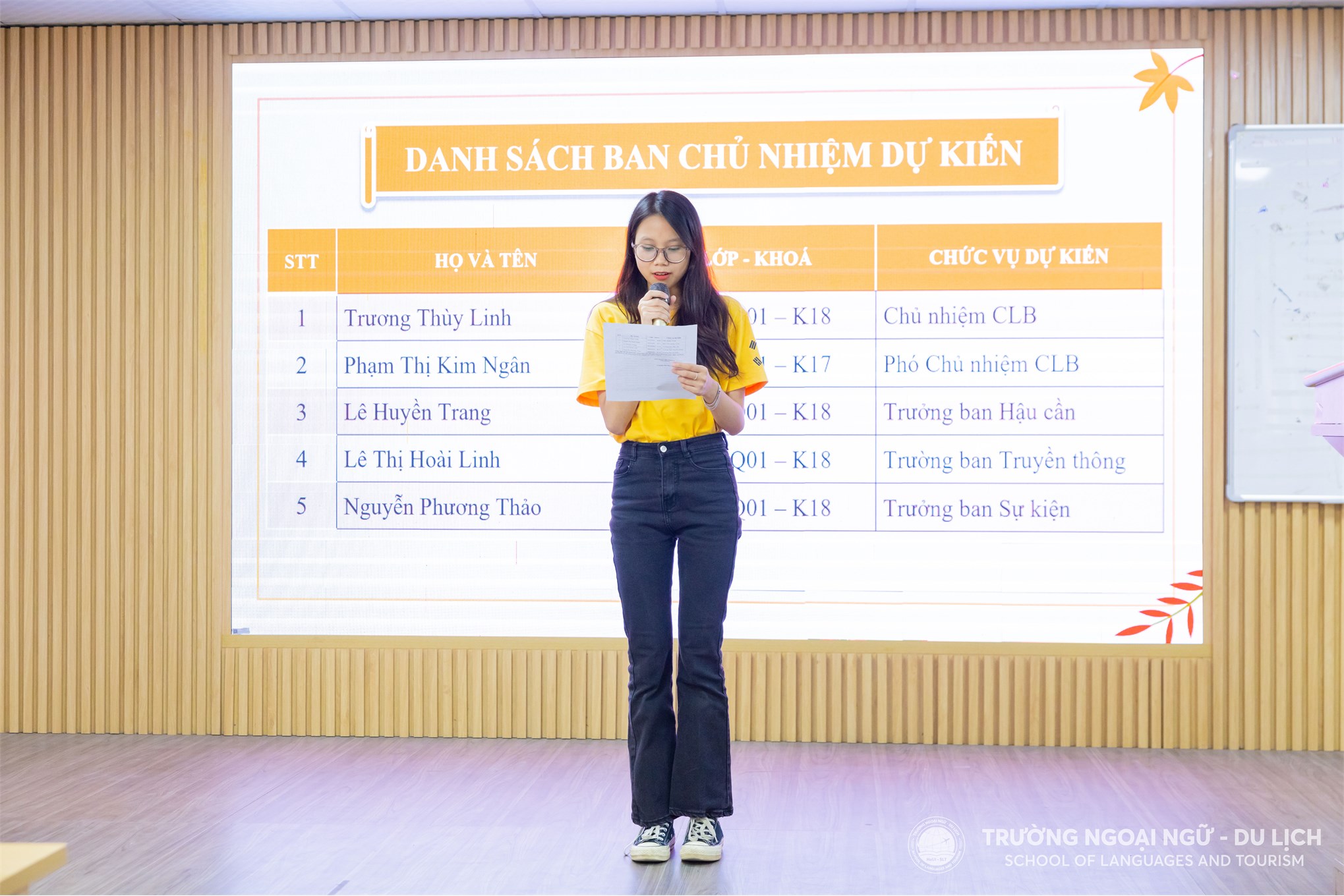 Hội nghị Hiệp thương Câu lạc bộ tiếng Hàn K4U, Trường Ngoại ngữ - Du lịch, nhiệm kỳ 2024 - 2025