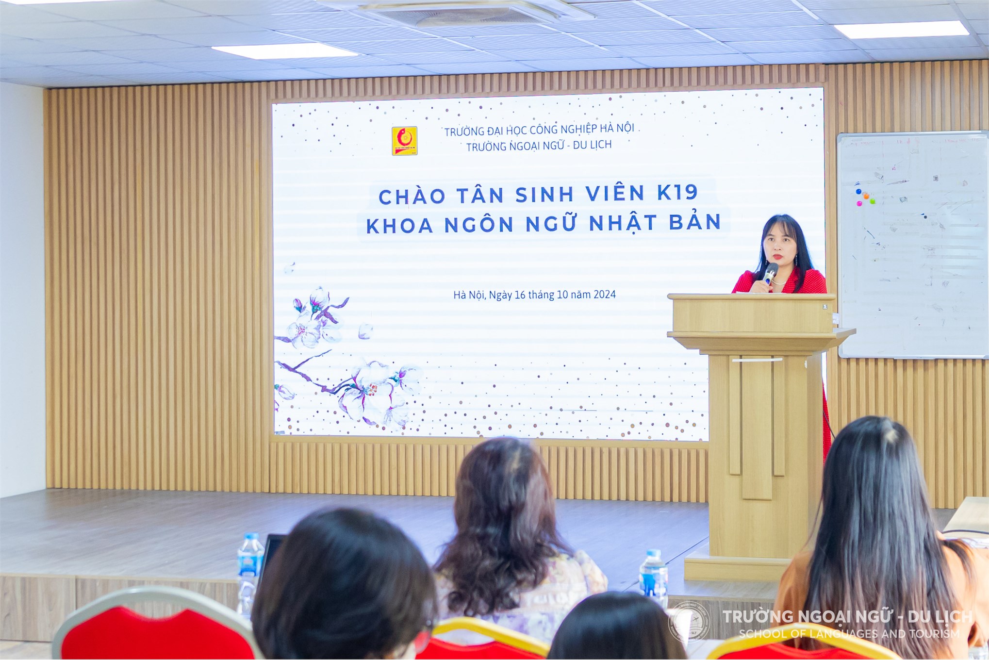 Chào tân sinh viên khoa Ngôn ngữ Nhật bản, Trường Ngoại ngữ - Du lịch, Trường Đại học Công nghiệp Hà Nội