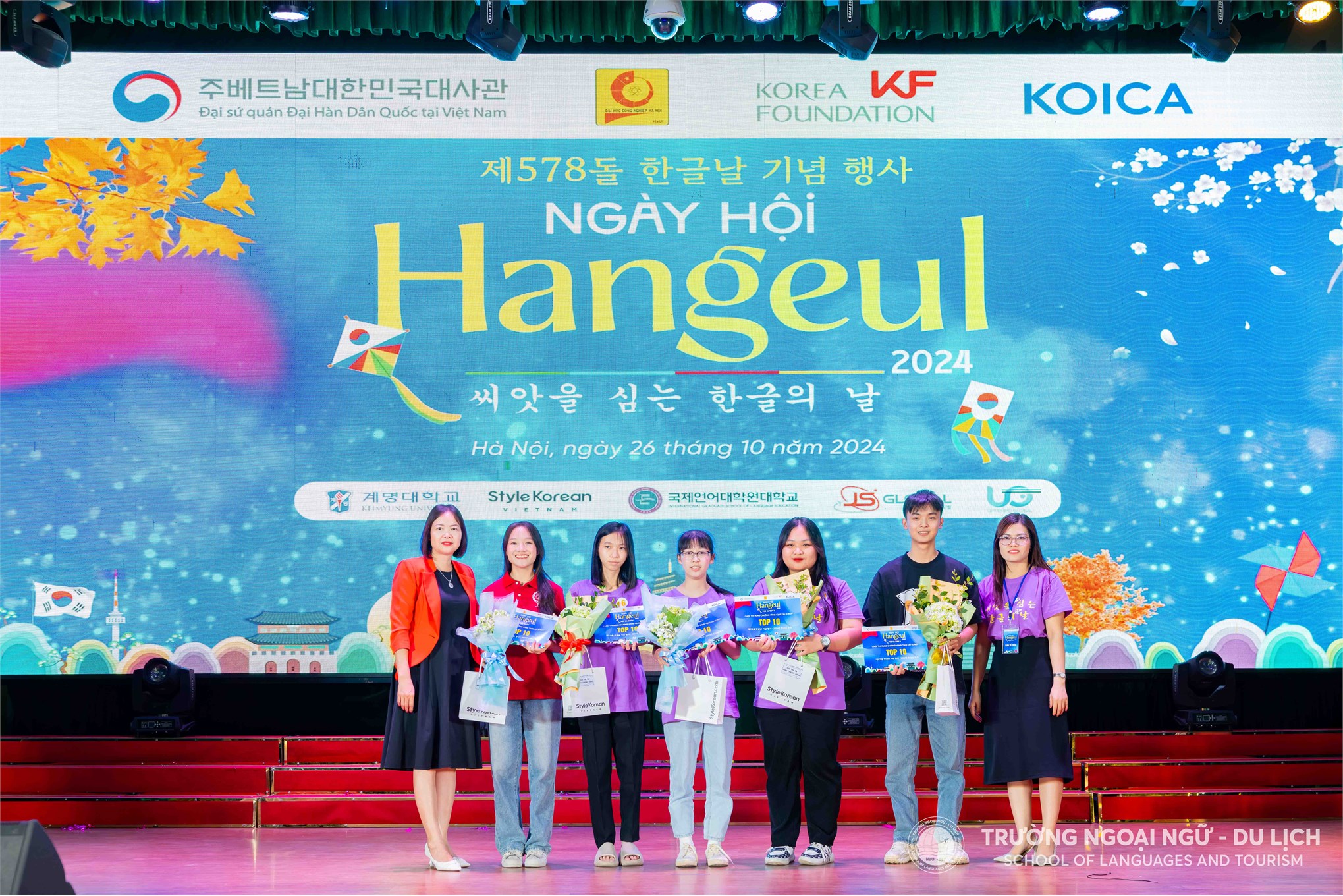 Rực rỡ sắc màu tại chương trình “Ngày hội Hangeul 2024”