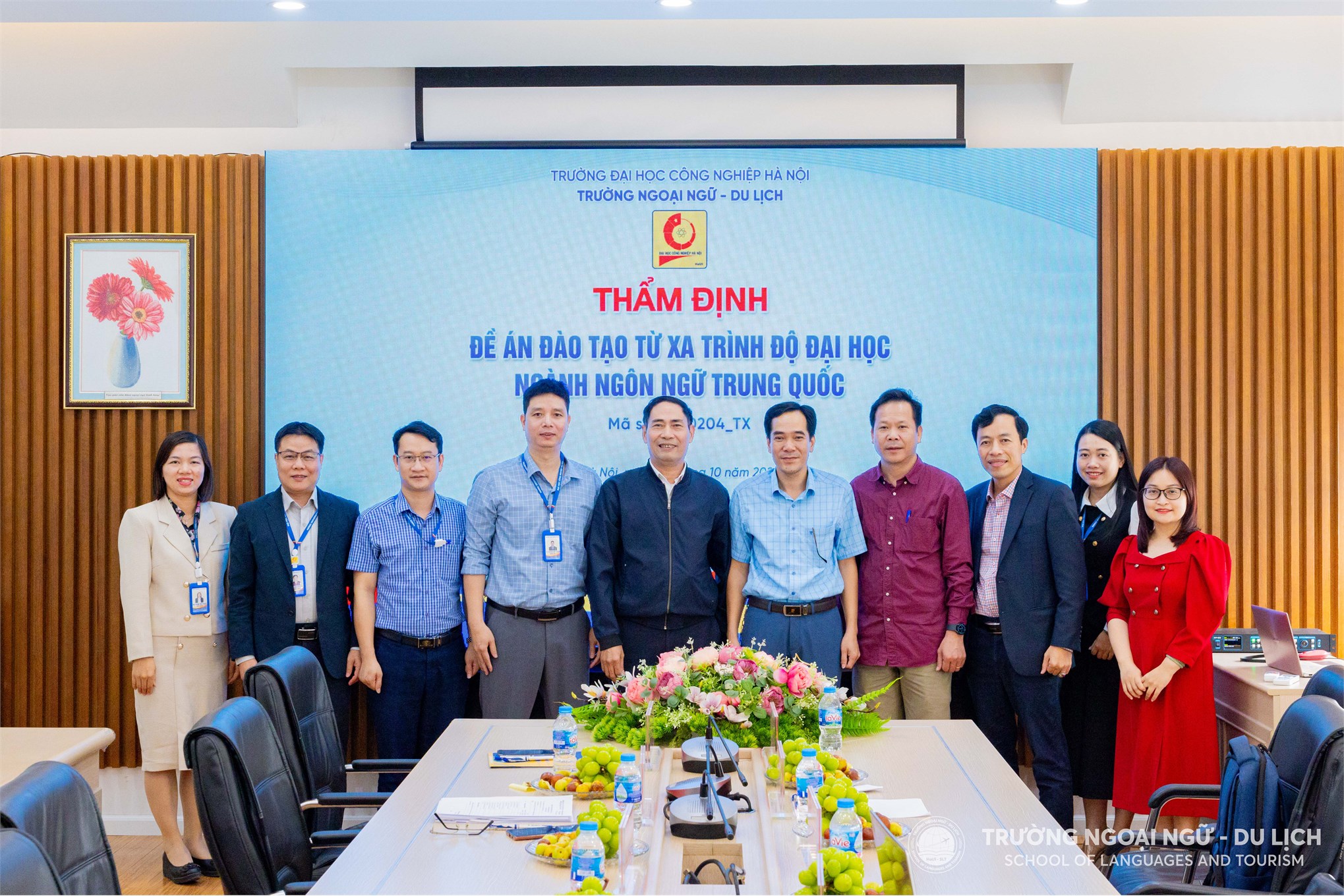 Thẩm định đề án đào tạo từ xa trình độ đại học ngành Ngôn ngữ Trung Quốc