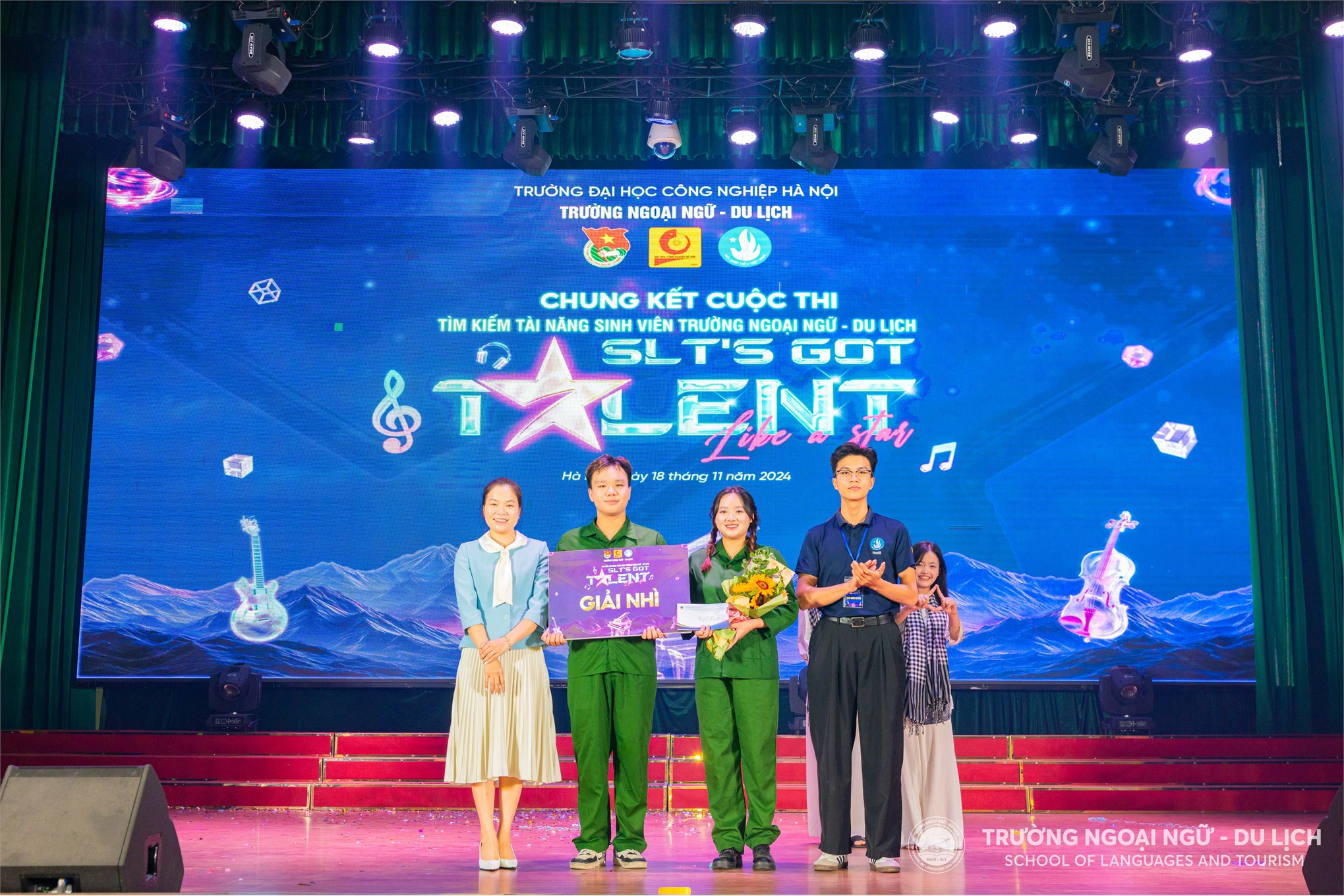 Chung kết cuộc thi SLT's Got Talent 2024: 'Bữa tiệc' nghệ thuật đa sắc màu của sinh viên Trường Ngoại ngữ - Du lịch