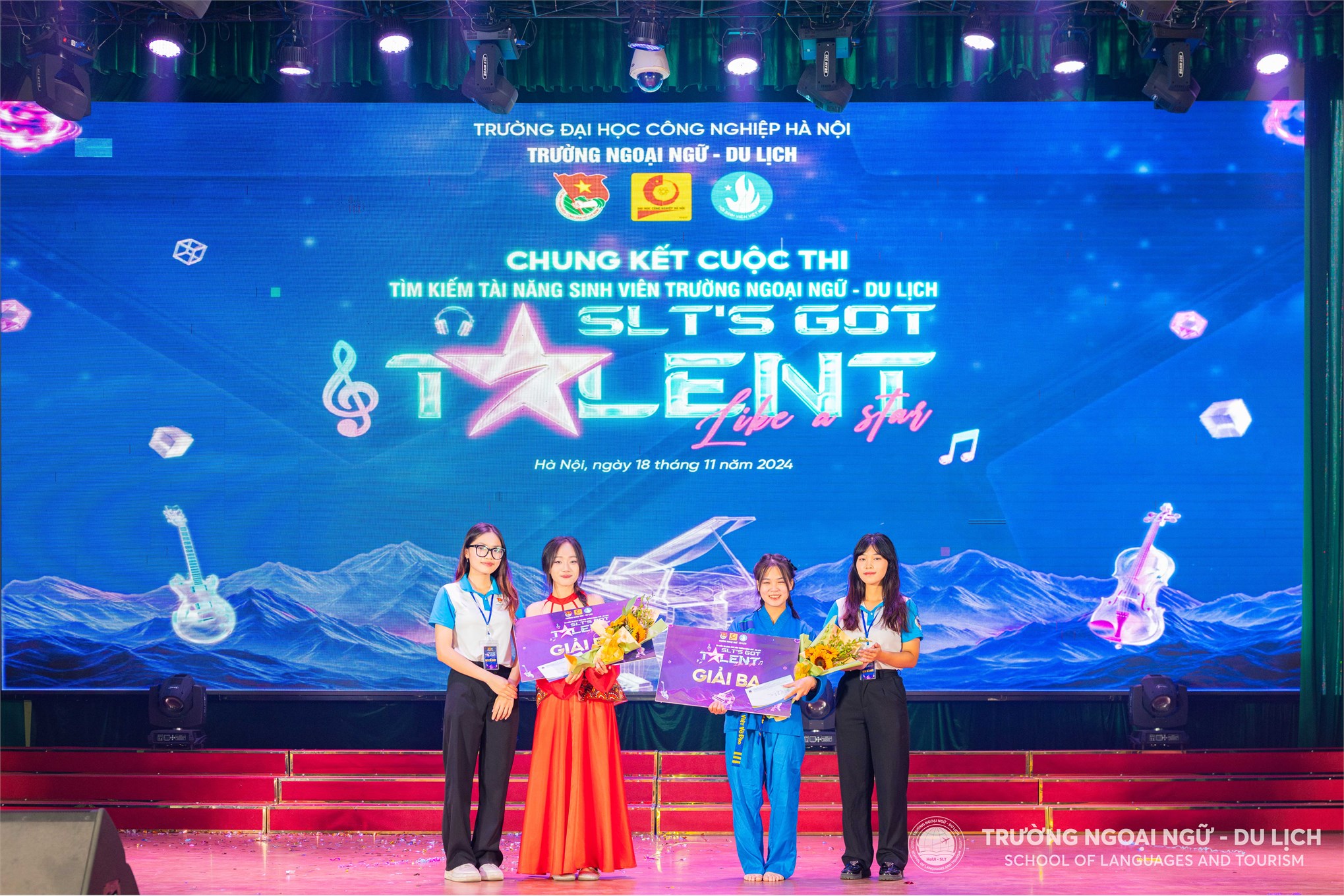 Chung kết cuộc thi SLT's Got Talent 2024: 'Bữa tiệc' nghệ thuật đa sắc màu của sinh viên Trường Ngoại ngữ - Du lịch