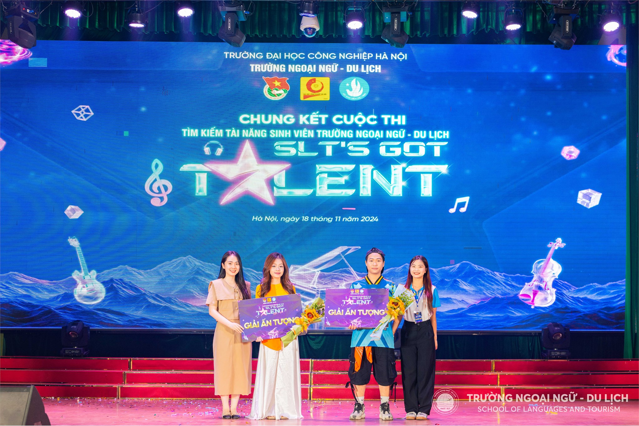 Chung kết cuộc thi SLT's Got Talent 2024: 'Bữa tiệc' nghệ thuật đa sắc màu của sinh viên Trường Ngoại ngữ - Du lịch