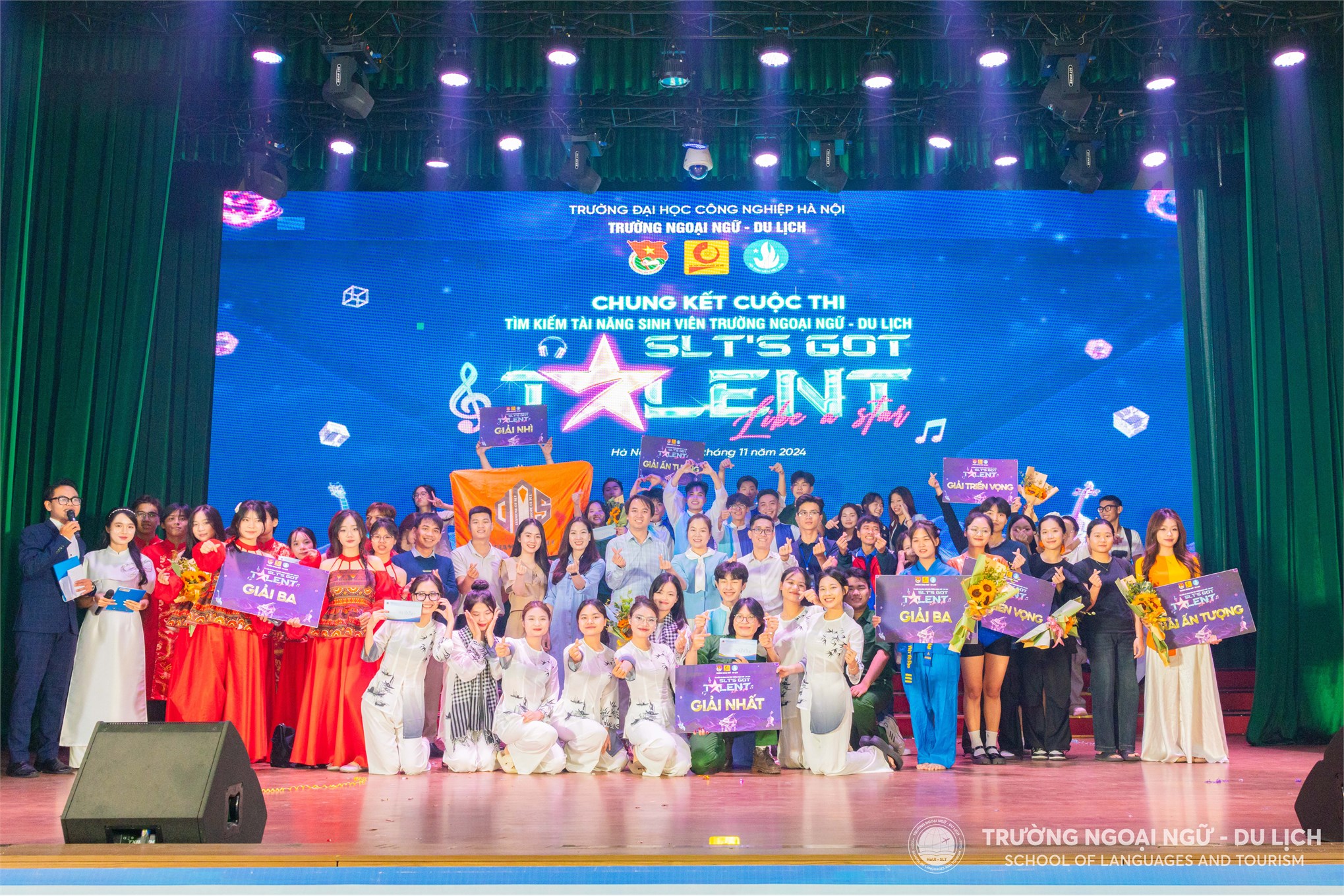 Chung kết cuộc thi SLT's Got Talent 2024: 'Bữa tiệc' nghệ thuật đa sắc màu của sinh viên Trường Ngoại ngữ - Du lịch