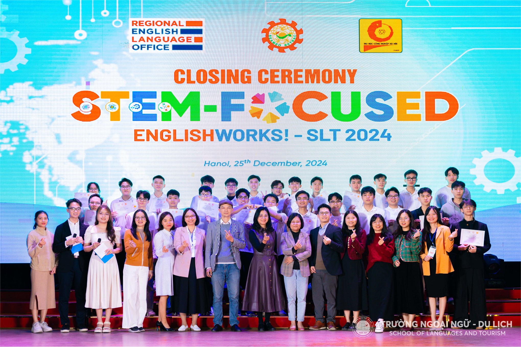 Chung kết cuộc thi Dự án sáng tạo và Bế giảng khóa học STEM-Focused Englishworks! SLT lần thứ II, năm 2024 