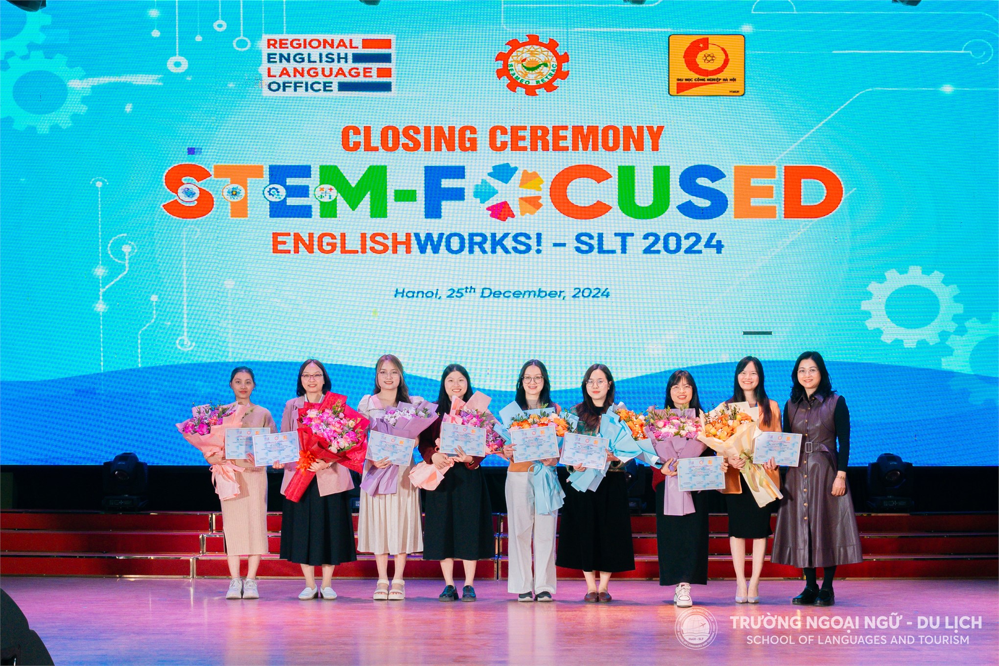 Chung kết cuộc thi Dự án sáng tạo và Bế giảng khóa học STEM-Focused Englishworks! SLT lần thứ II, năm 2024 