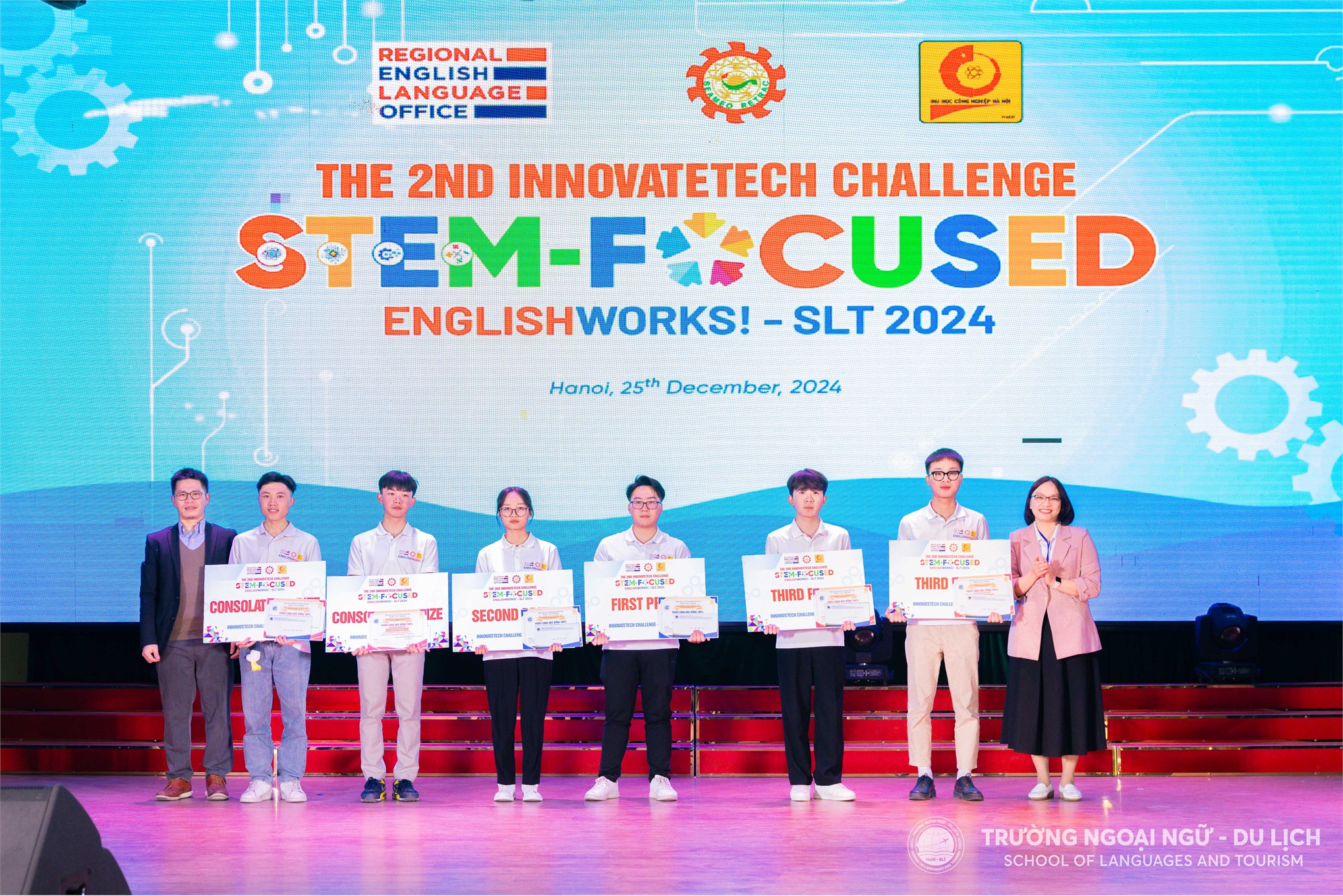 Chung kết cuộc thi Dự án sáng tạo và Bế giảng khóa đào tạo STEM-Focused Englishworks! SLT lần thứ II, năm 2024