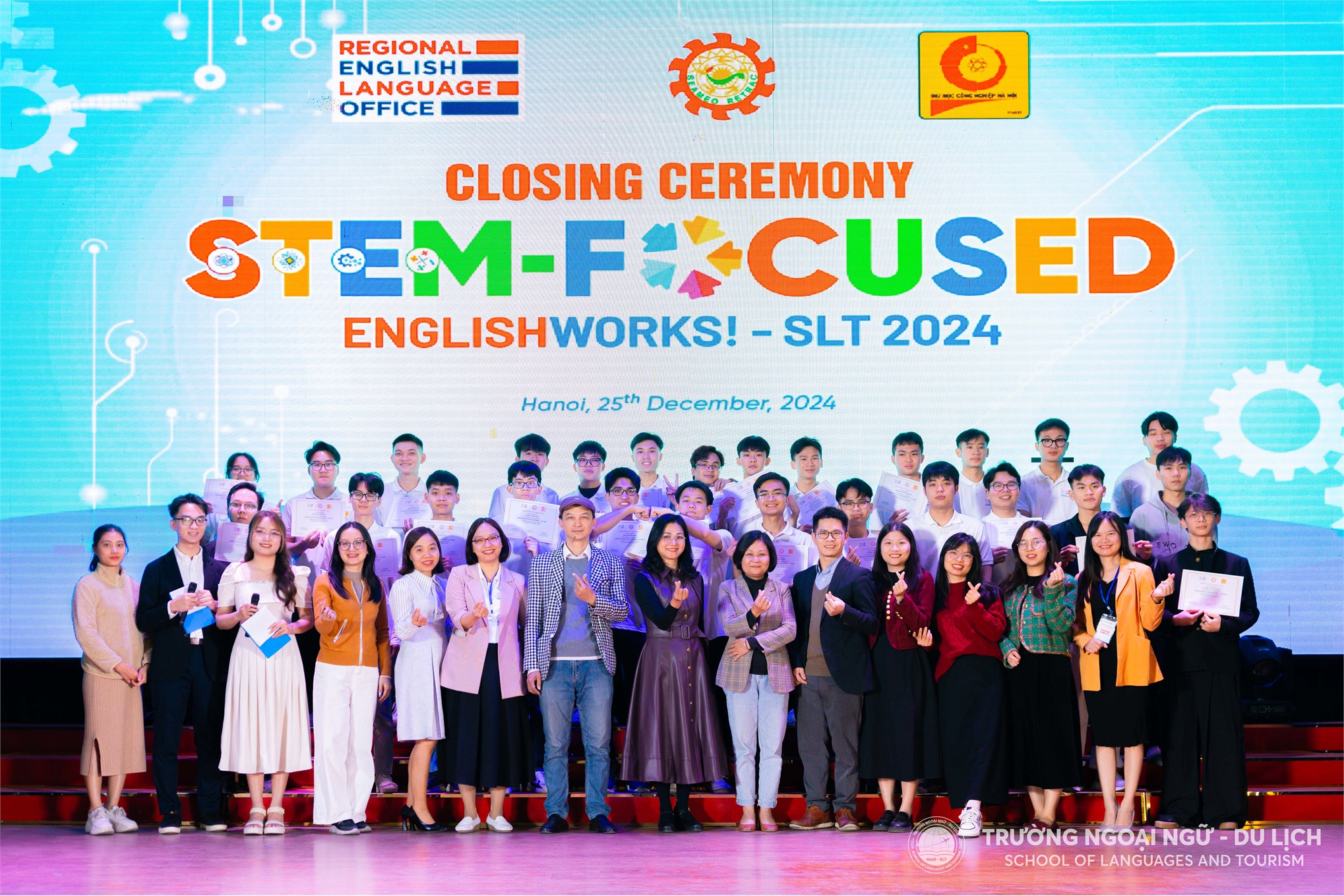 Chung kết cuộc thi Dự án sáng tạo và Bế giảng khóa đào tạo STEM-Focused Englishworks! SLT lần thứ II, năm 2024