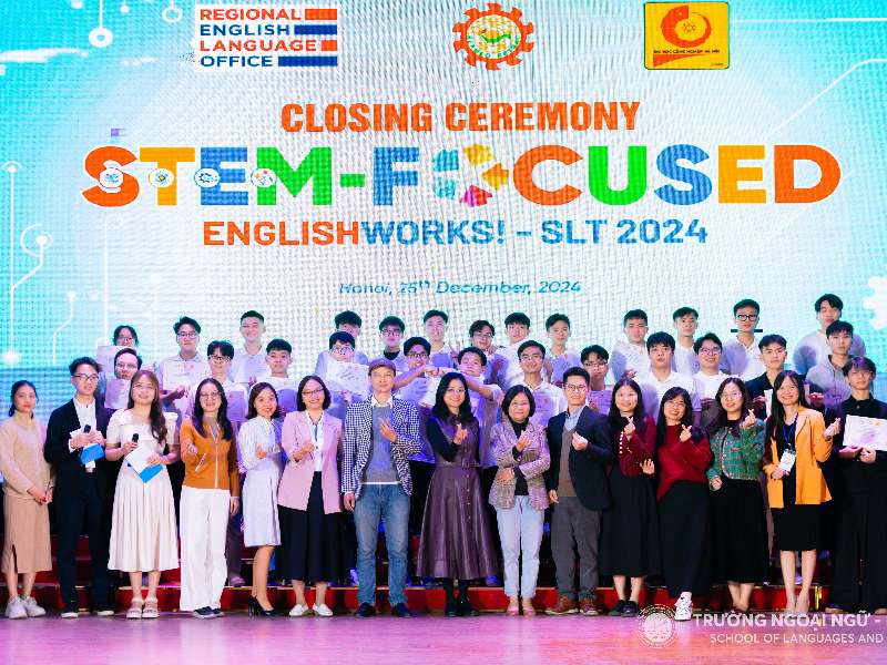 Chung kết cuộc thi Dự án sáng tạo và Bế giảng khóa đào tạo STEM-Focused Englishworks! SLT lần thứ II, năm 2024