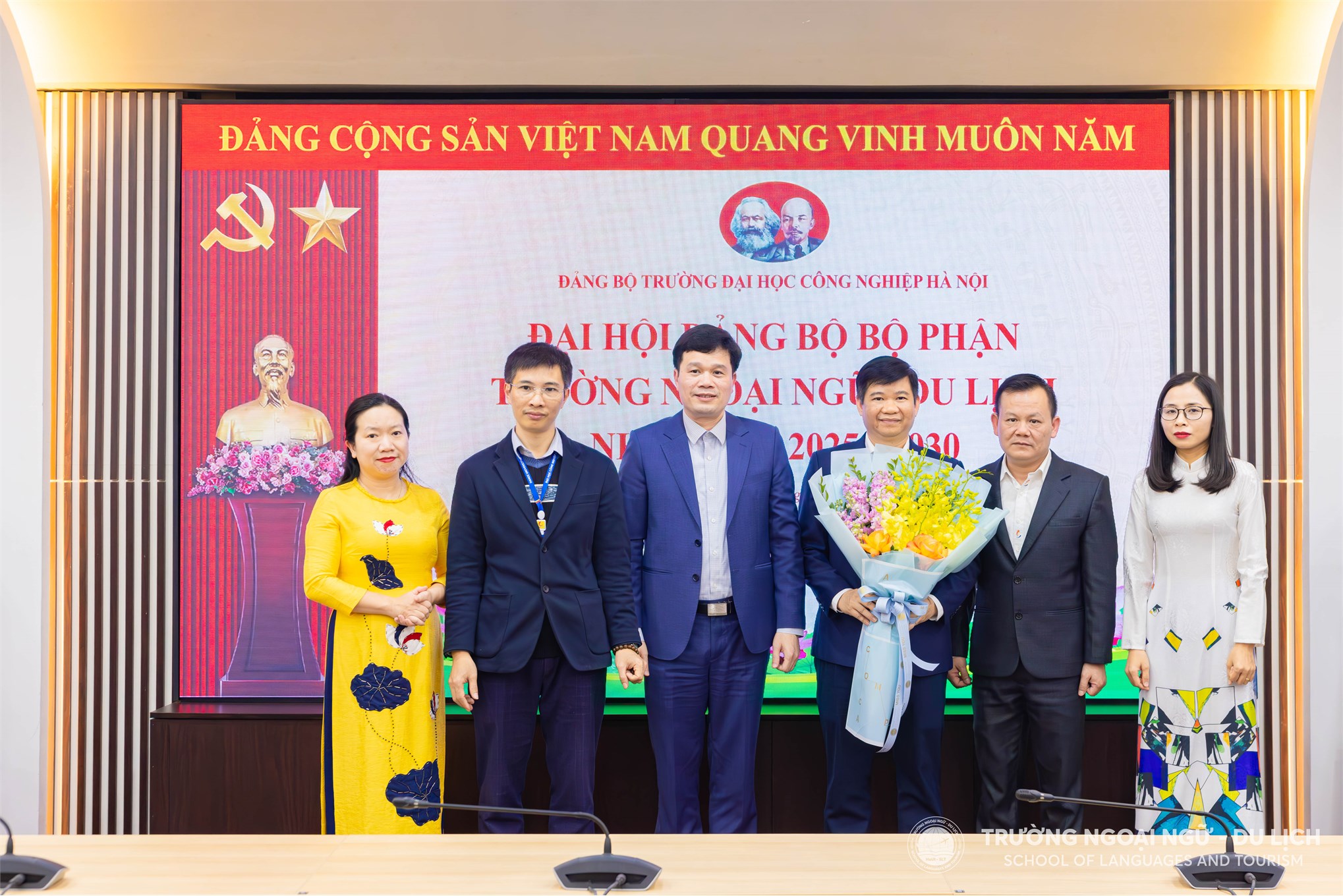 Đại hội Đảng bộ bộ phận Trường Ngoại ngữ - Du lịch lần thứ II, nhiệm kỳ 2025 - 2030