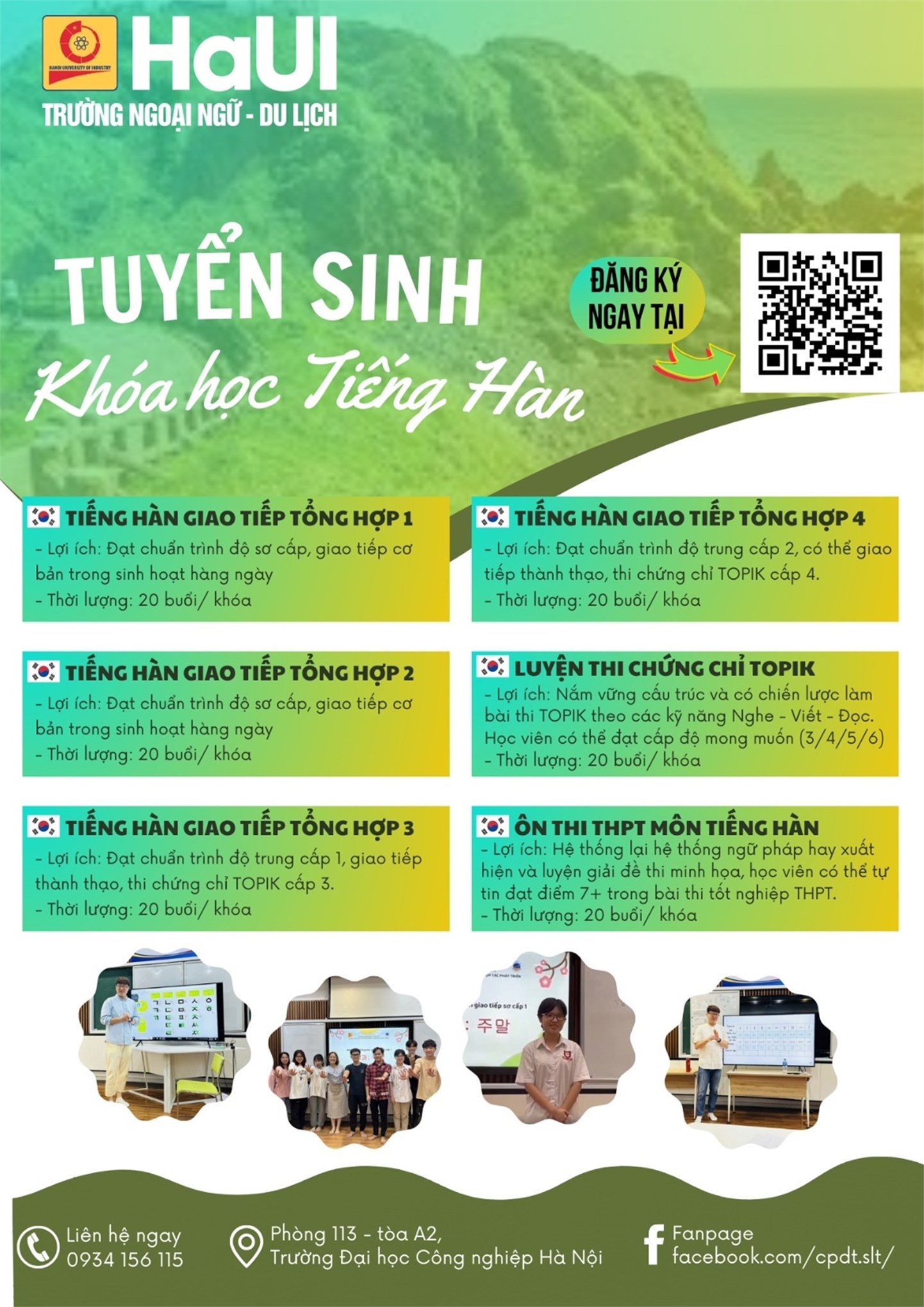 Tuyển sinh các khóa học ngoại ngữ và kỹ năng mềm tháng 3/2025