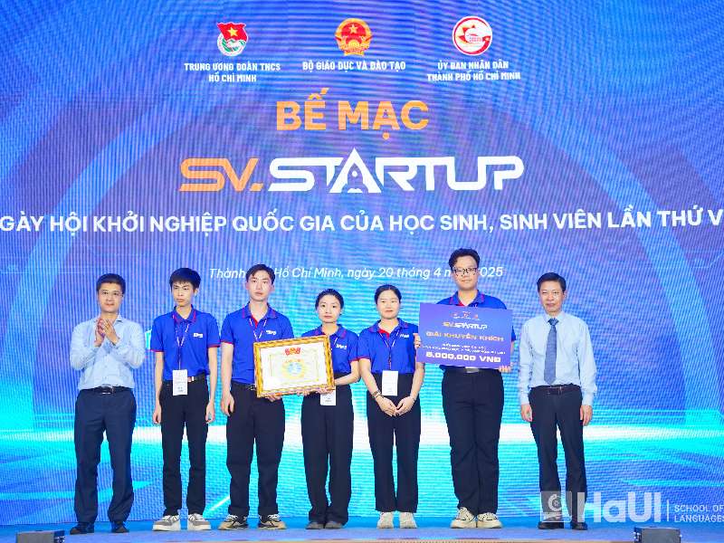 Dự án “SLT Green Hub” đạt giải tại cuộc thi "Học sinh, sinh viên với ý tưởng khởi nghiệp" lần thứ VII, năm 2025