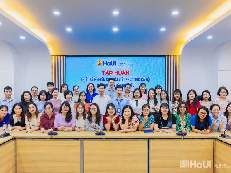 Tập huấn "Thiết kế nghiên cứu bài viết khoa học xã hội: Một số vấn đề quan yếu"