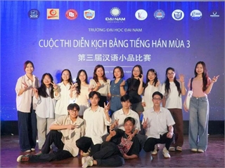 Sinh viên HaUI tự tin tỏa sáng tại Chung kết Cuộc thi Diễn kịch tiếng Hán mùa 3