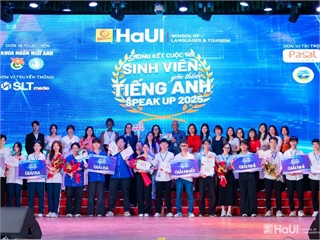 Speak Up 2025: Sân chơi nâng cao năng lực tiếng Anh cho sinh viên HaUI