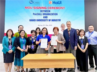 HaUI – PacCALL ký kết biên bản ghi nhớ hợp tác về trao đổi học thuật và tổ chức hội thảo quốc tế