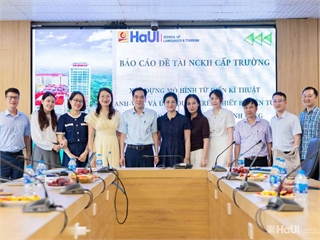 Nghiệm thu đề tài nghiên cứu khoa học cấp trường: “Xây dựng mô hình từ điển kĩ thuật Anh – Việt và ứng dụng trên thiết bị điện tử phục vụ giảng dạy học tập chuyên ngành bằng tiếng Anh (EMI)”