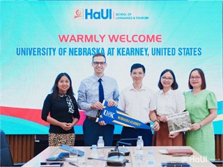 Trường Ngoại ngữ – Du lịch HaUI tiếp đón Trường Đại học Nebraska tại Kearney (Hoa Kỳ)