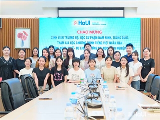 Khai giảng khóa đào tạo Tiếng Việt ngắn hạn cho sinh viên Trường Đại học Sư phạm Nam Ninh (Trung Quốc)