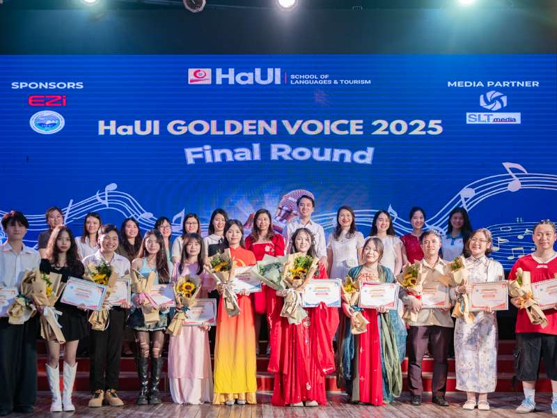 Chung kết cuộc thi "HaUI Golden Voice 2025"