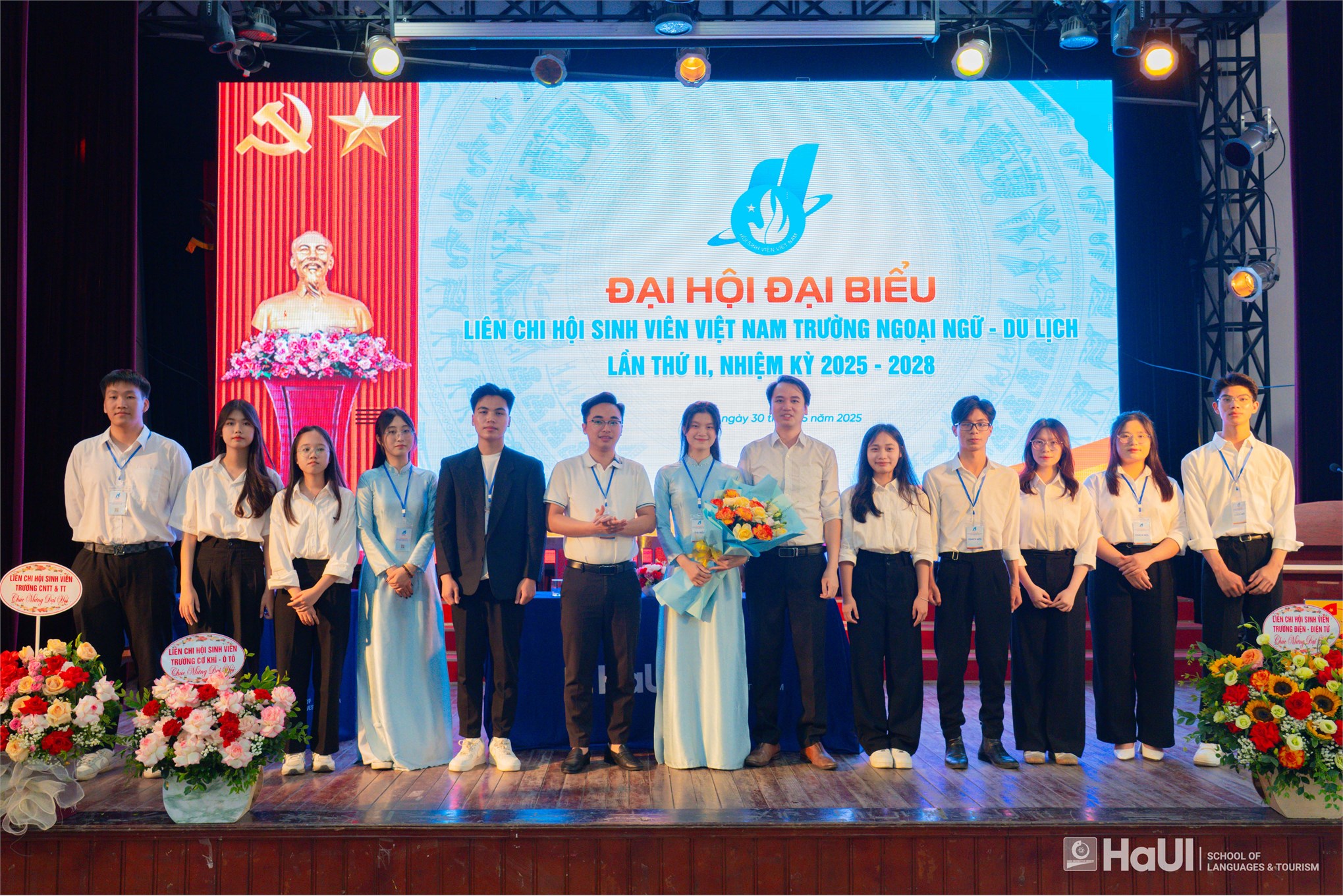 Đại hội đại biểu Liên chi Hội Sinh viên Trường Ngoại ngữ - Du lịch, Đại học Công nghiệp Hà Nội lần thứ II, nhiệm kỳ 2025 - 2028