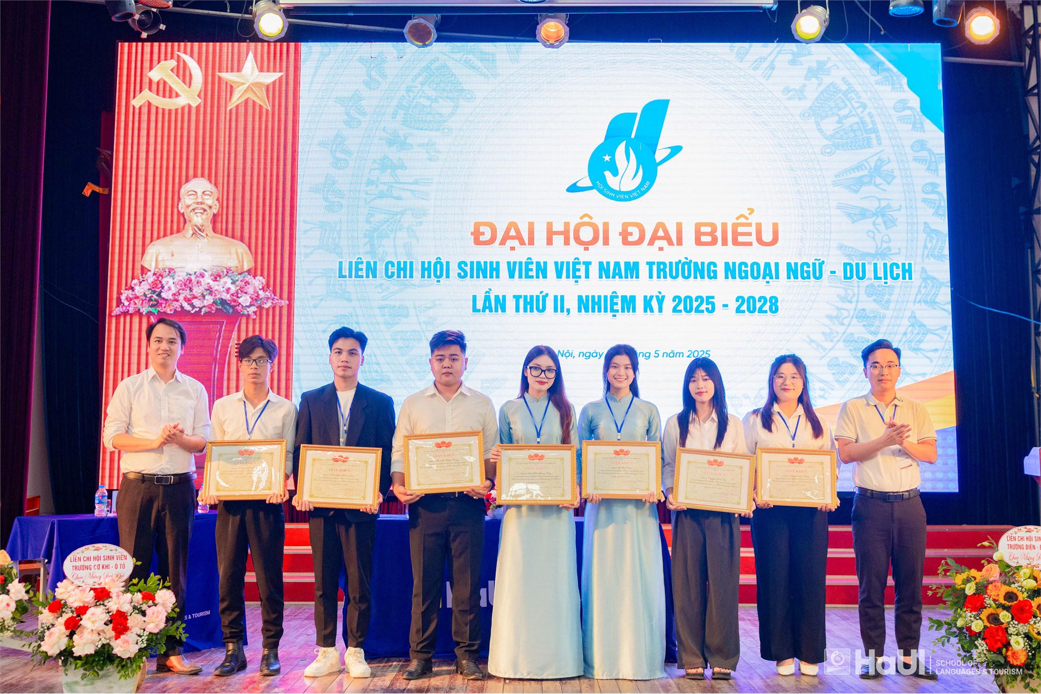 Đại hội đại biểu Liên chi Hội Sinh viên Trường Ngoại ngữ - Du lịch, Đại học Công nghiệp Hà Nội lần thứ II, nhiệm kỳ 2025 - 2028