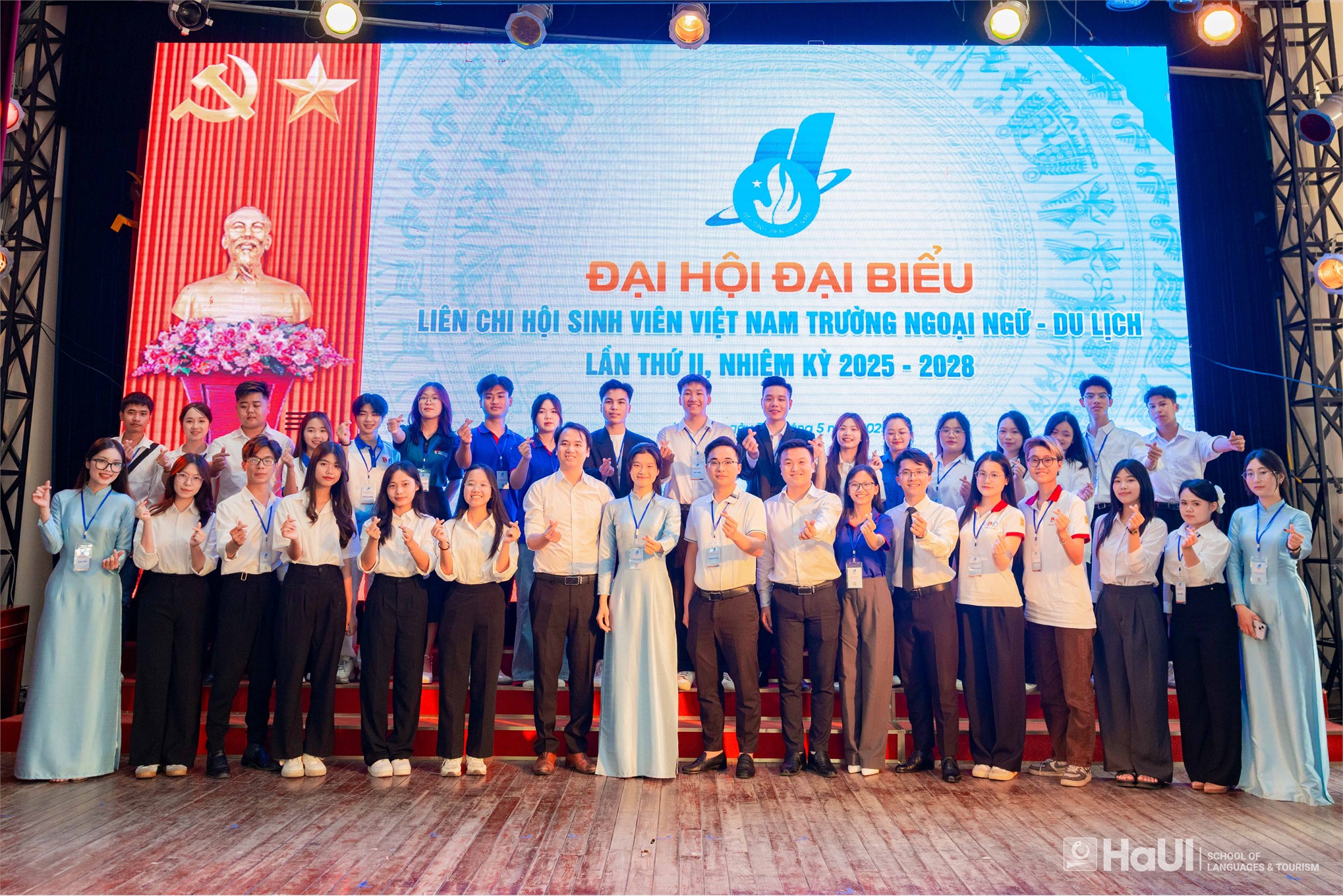 Đại hội đại biểu Liên chi Hội Sinh viên Trường Ngoại ngữ - Du lịch, Đại học Công nghiệp Hà Nội lần thứ II, nhiệm kỳ 2025 - 2028