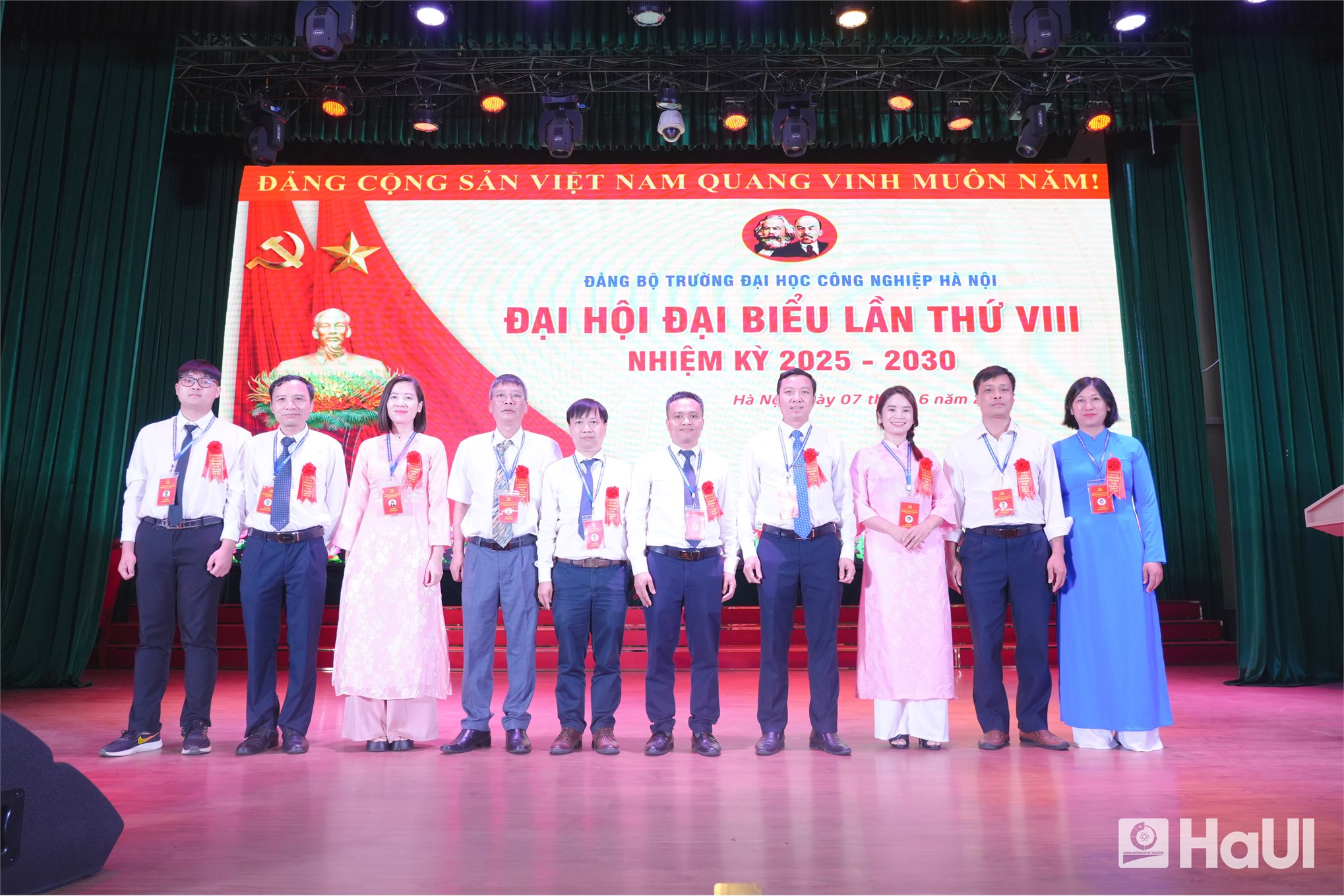 Đại hội Đại biểu Đảng bộ Trường Đại học Công nghiệp Hà Nội lần thứ VIII: Phát huy sức mạnh đại đoàn kết, khai phóng trí tuệ để tạo đột phá trong kỷ nguyên mới